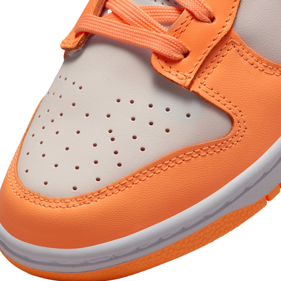 Nike Women's Dunk Low Sneakers - Peach Cream White Retro Basketball Shoes for Women | Casual Wear, Street Style & Gym Fashion