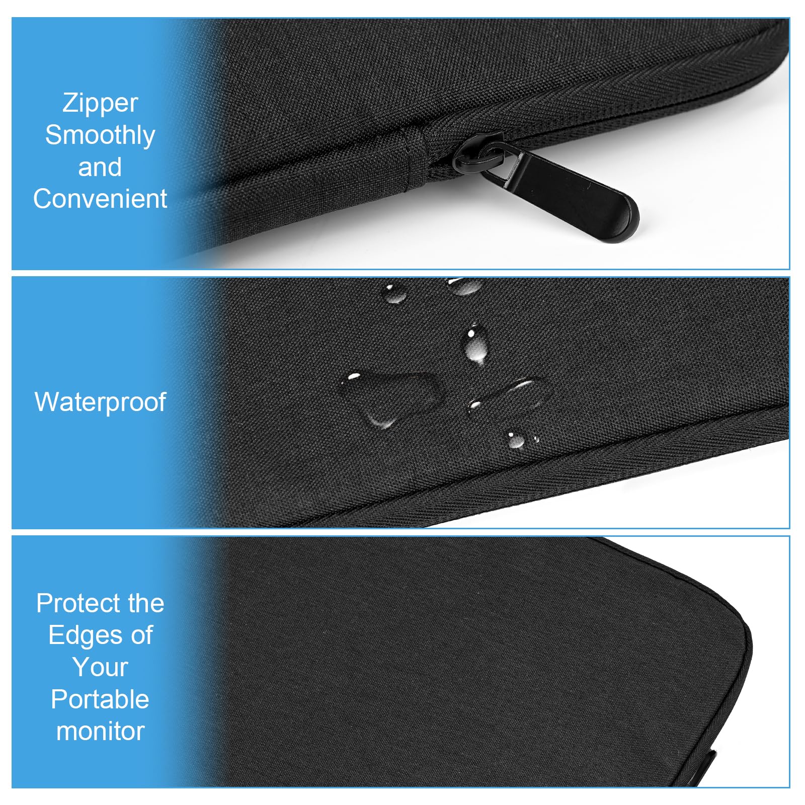 **Ctemnpho 18.5 Inch Laptop Sleeve Case - Portable Zippered Protective Cover for 18.5