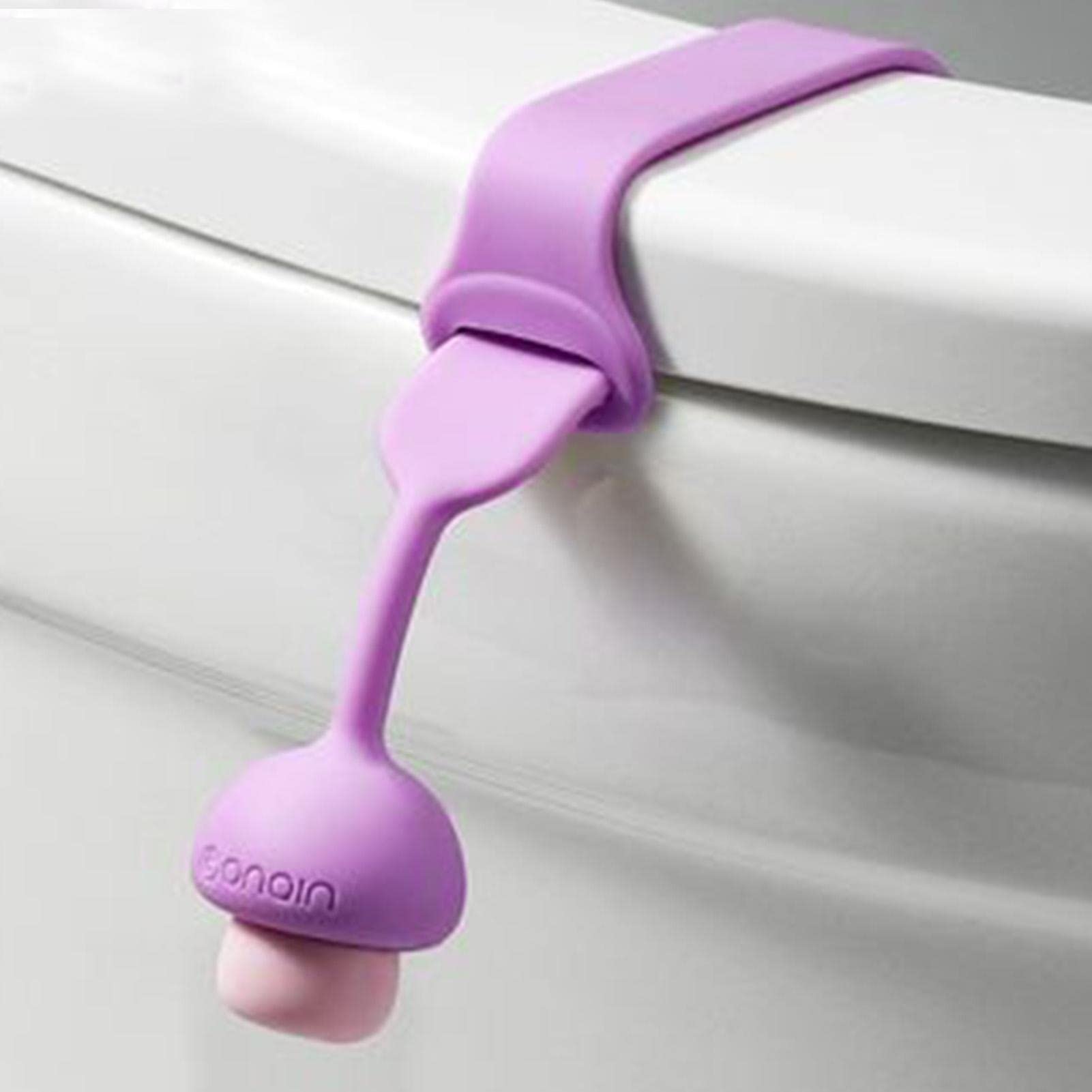 Toilet Seat Lifter - Hygienic Mushroom Toilet Lid Holder & Riser Buckle for Hands-Free Bathroom Use - Avoid Germs & Improve Sanitation - Perfect for Home, Office & Public Restrooms