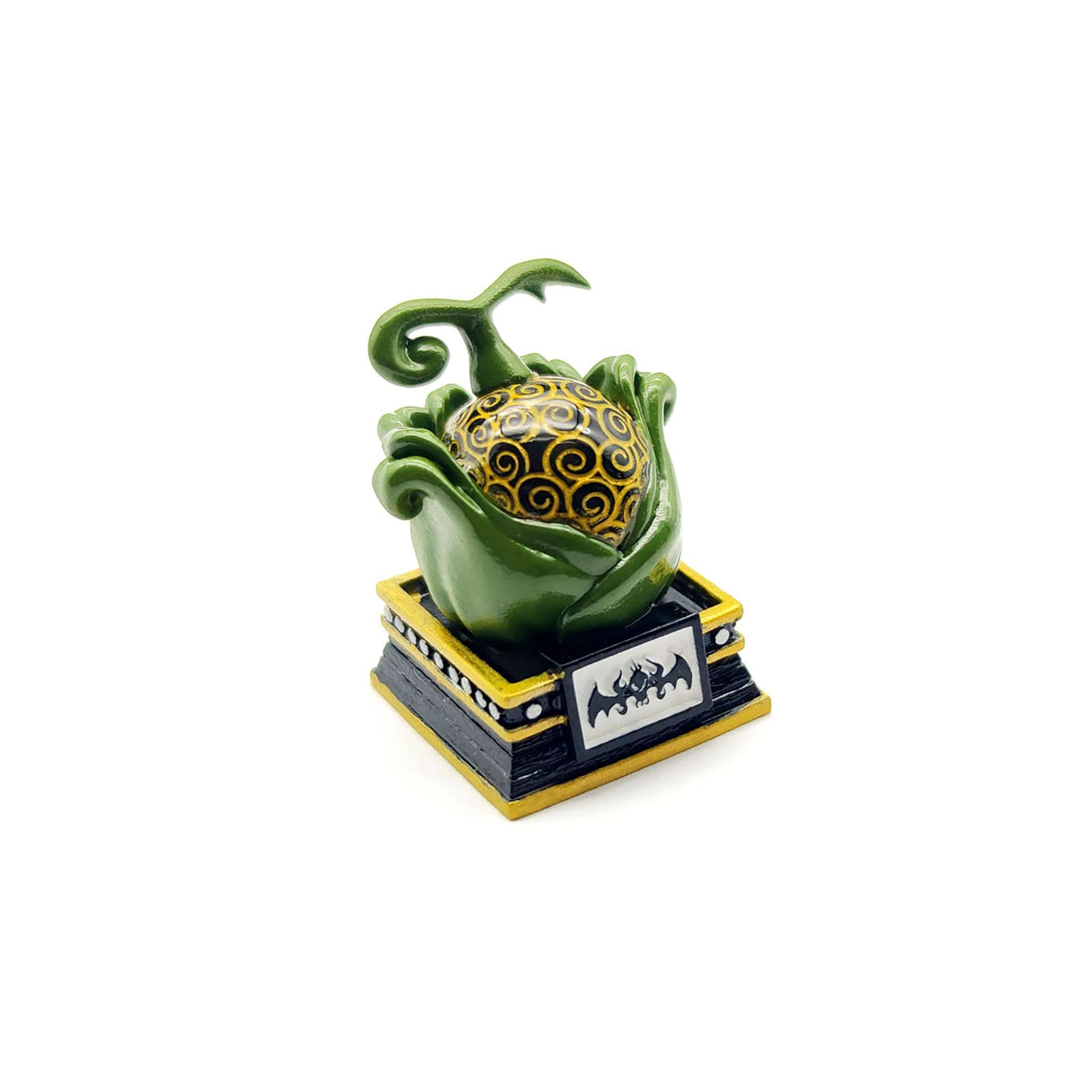 Custom Devil Fruit Resin Cherry MX Switch Mechanical Keyboard Keycap - Handmade Single Green Keycap for Gaming & Typing - Perfect for Anime Fans & Mechanical Keyboard Enthusiasts