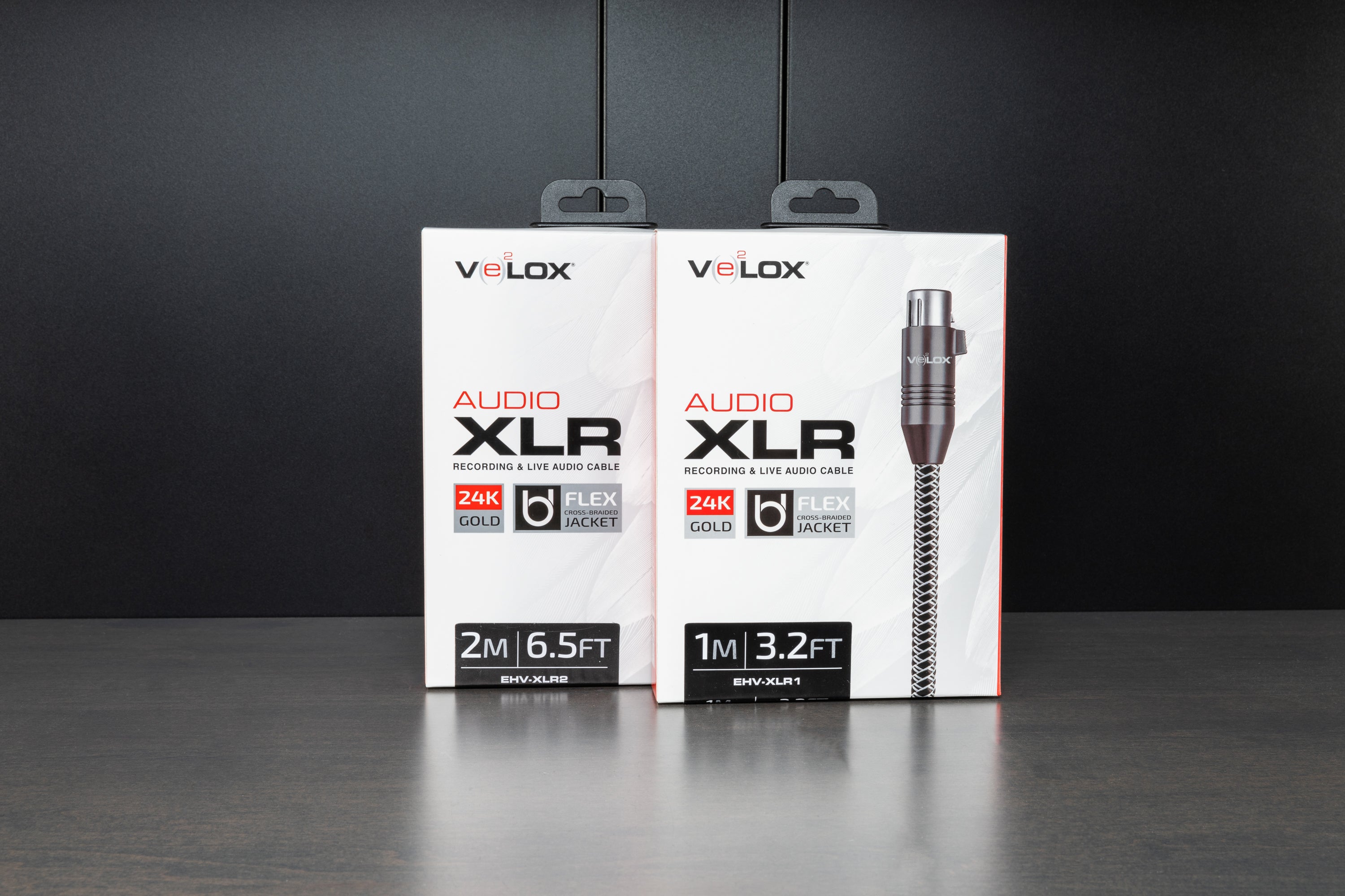 Velox Balanced XLR Cable - Professional Audio Cable for Studio Recording, Live Sound & DJ Equipment - High-Quality Shielded XLR Male to Female Cable for Microphones, Mixers & Audio Interfaces