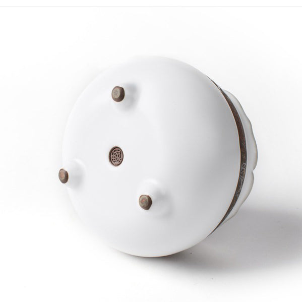 Exquisite Lotus-Shaped Ge Kiln Ceramic Tea Caddy - Premium Handmade Chinese Tea Storage Container for Loose Leaf Tea - Perfect for Home, Office & Tea Ceremony Use