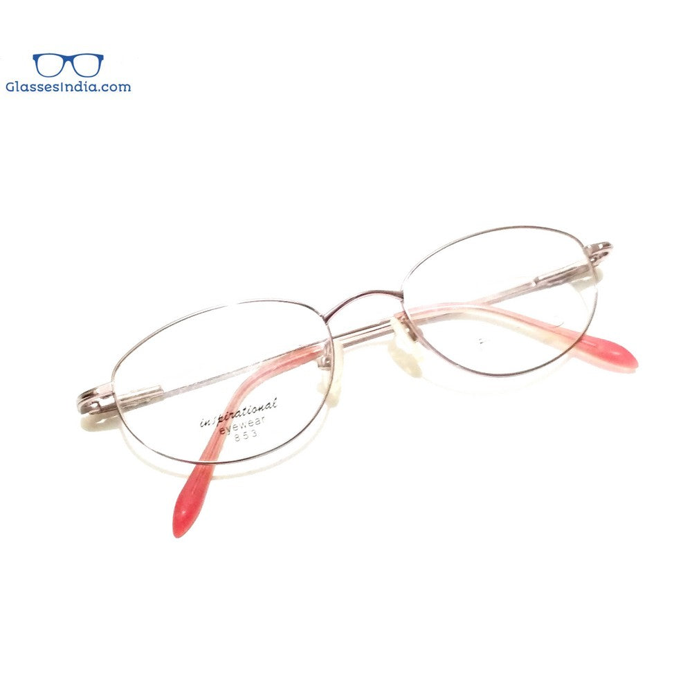 Blue Light Blocking Glasses for Women - Pink Full Frame Computer Glasses with Anti-Glare Protection | Reduce Eye Strain for Work, Gaming & Screen Time (PR853PK)