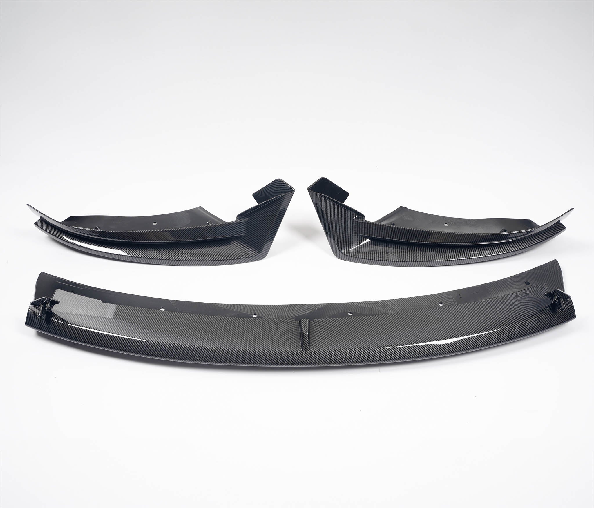 High-Performance Front Lip Spoiler for Tesla Model 3 Highland 2024 - Carbon Fiber Car Body Kit - Enhance Aerodynamics & Sporty Look - Perfect for Street Racing & Car Shows