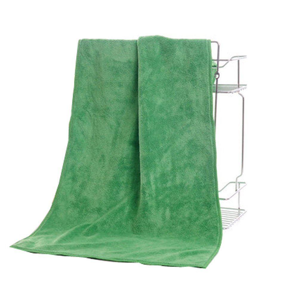 DRAGON SONIC Green Sweat Steaming Bed Super Absorbent Cotton Soft Bath Towel - Spa, Gym, Yoga & Post-Workout Relaxation