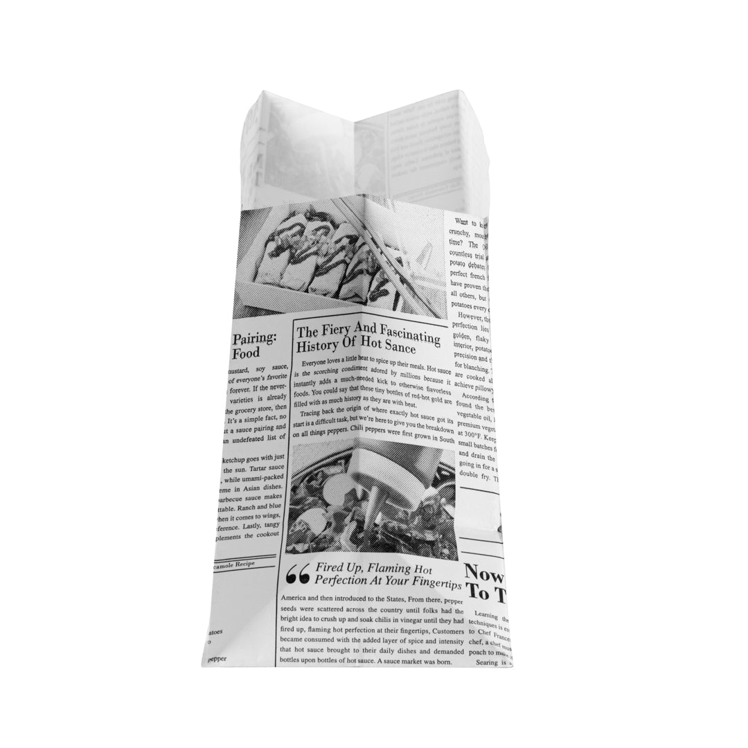 Eco-Friendly Newsprint Paper Snack Bags 4