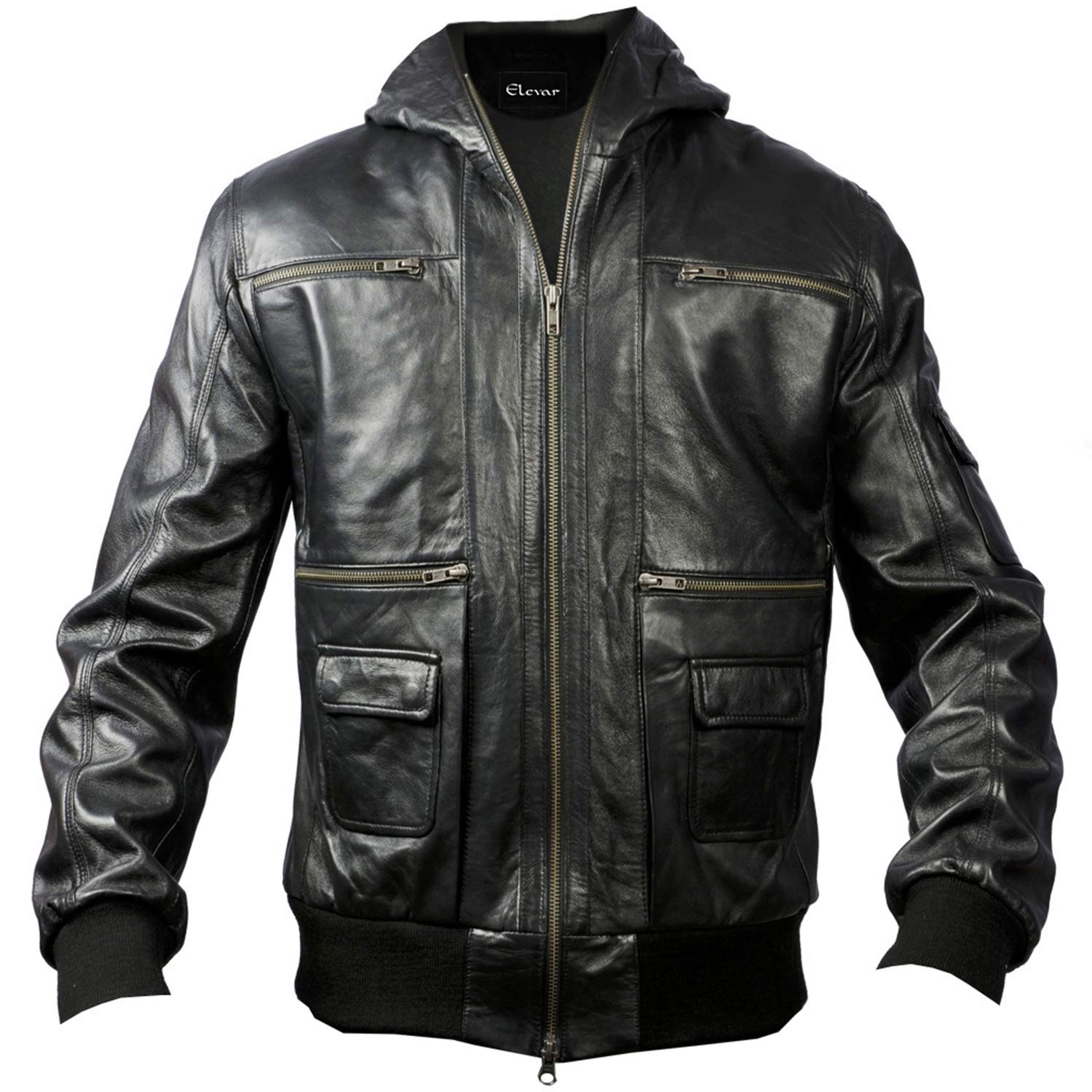 Premium Genuine Leather Jacket for Men - Stylish & Durable Biker Jacket - Perfect for Motorcycle Riding, Casual Outfits & Winter Fashion