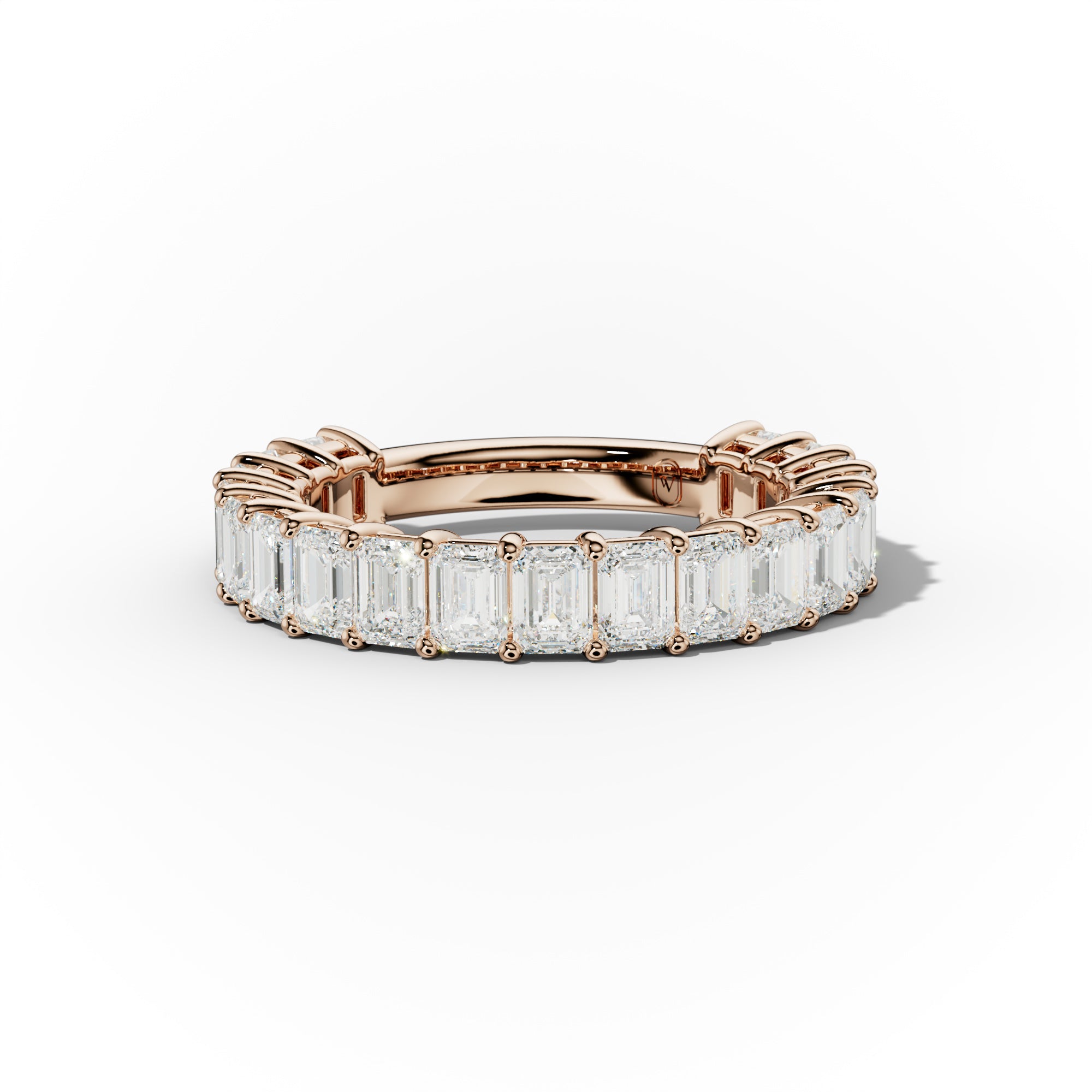 3.0 Carat Emerald Cut Diamond Anniversary Band Ring for Women - Elegant Wedding, Engagement & Special Occasion Jewelry Gift