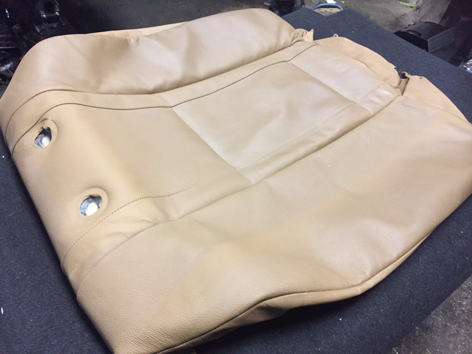 2002 2003 2004 2005 BMW 745i E65 Genuine OEM Right Rear Upper Leather Seat - Perfect Replacement for Worn Car Seats & Luxury Interior Upgrades