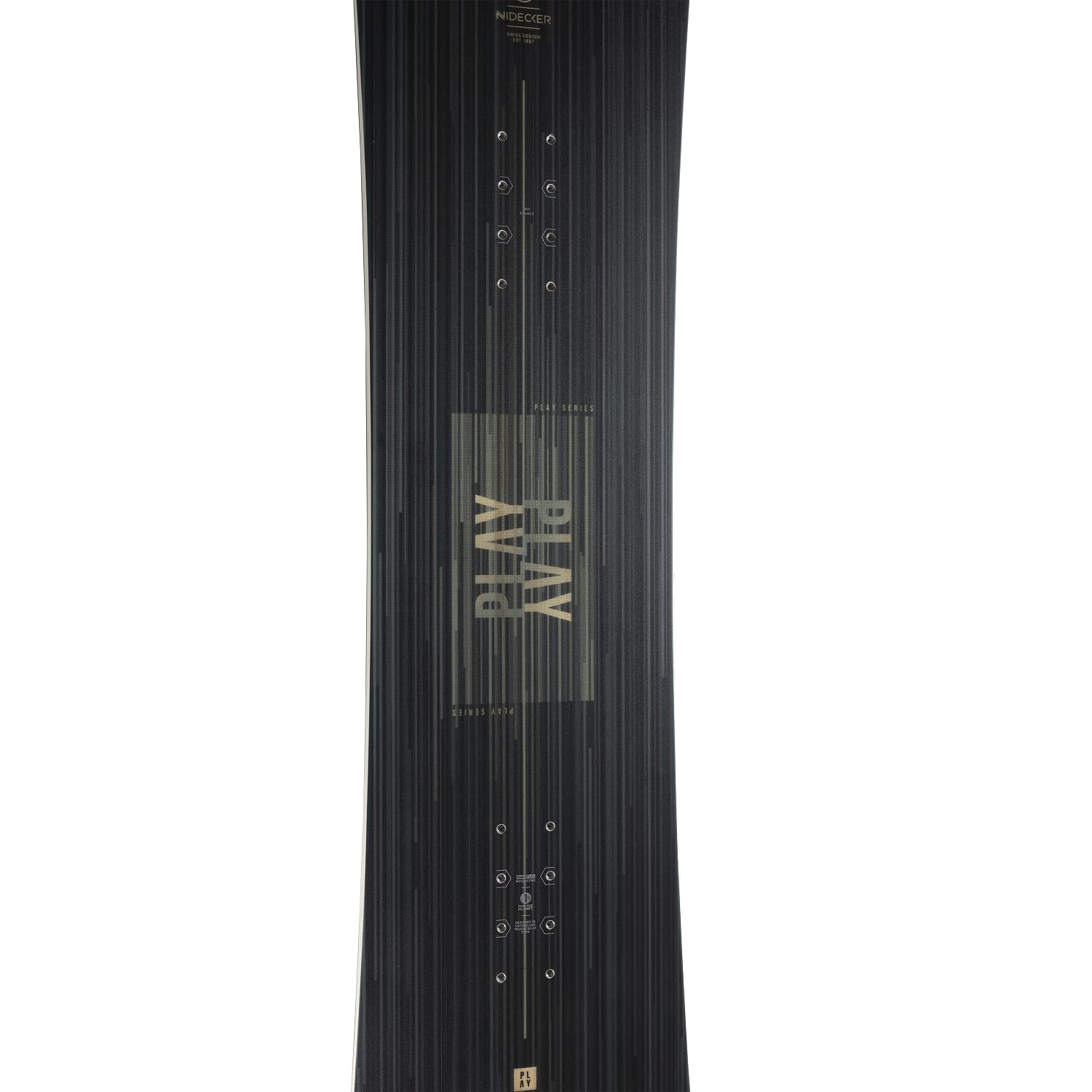 Nidecker Play Men's Snowboard - All-Mountain Freestyle Snowboard for Beginners & Intermediate Riders | Perfect for Park, Powder & Groomed Runs