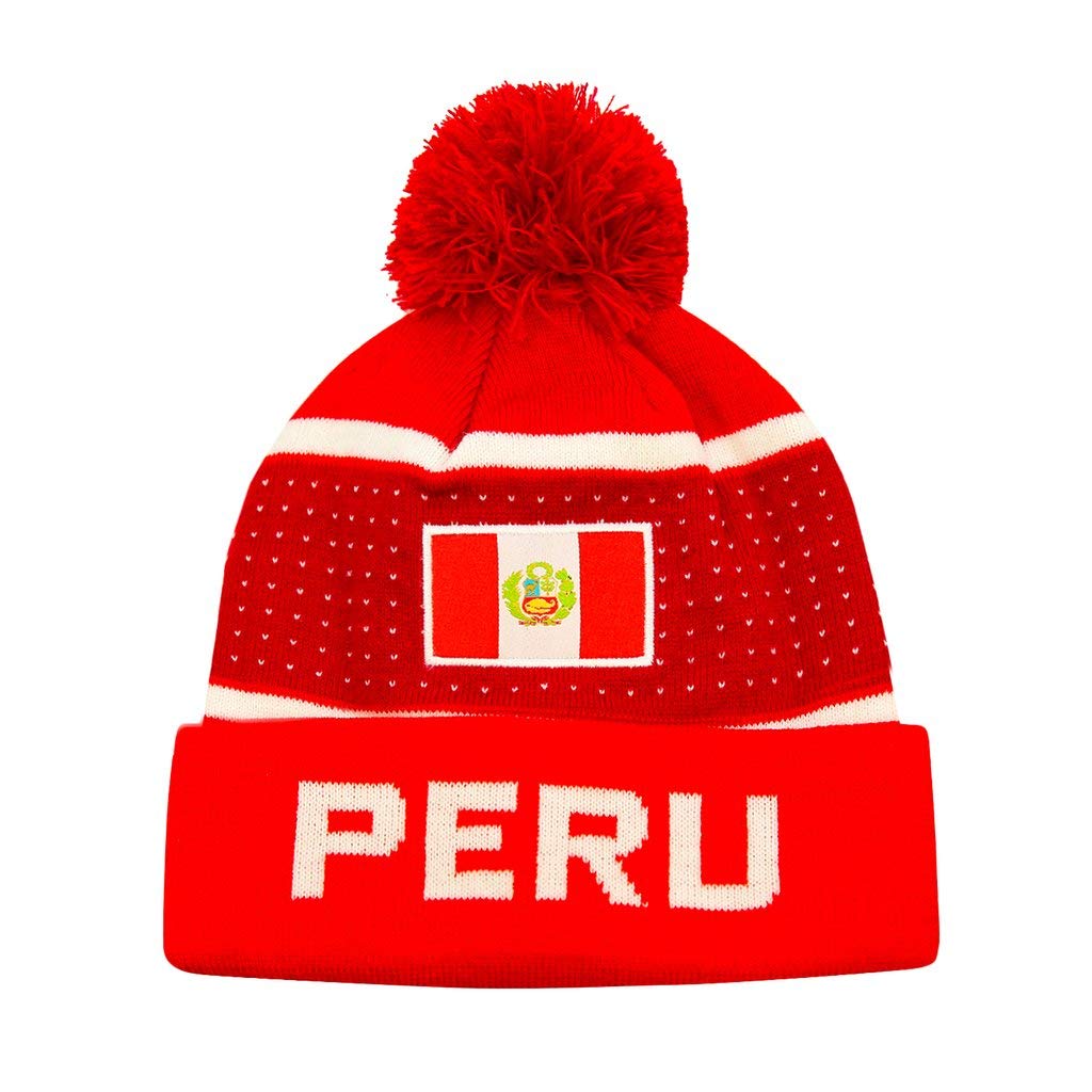 Icon Sports Unisex Adult Knit Warm Hat - Winter Beanie for Men & Women - Soft Fleece Lined Pom Pom Hat for Soccer, Skiing, Running & Outdoor Activities
