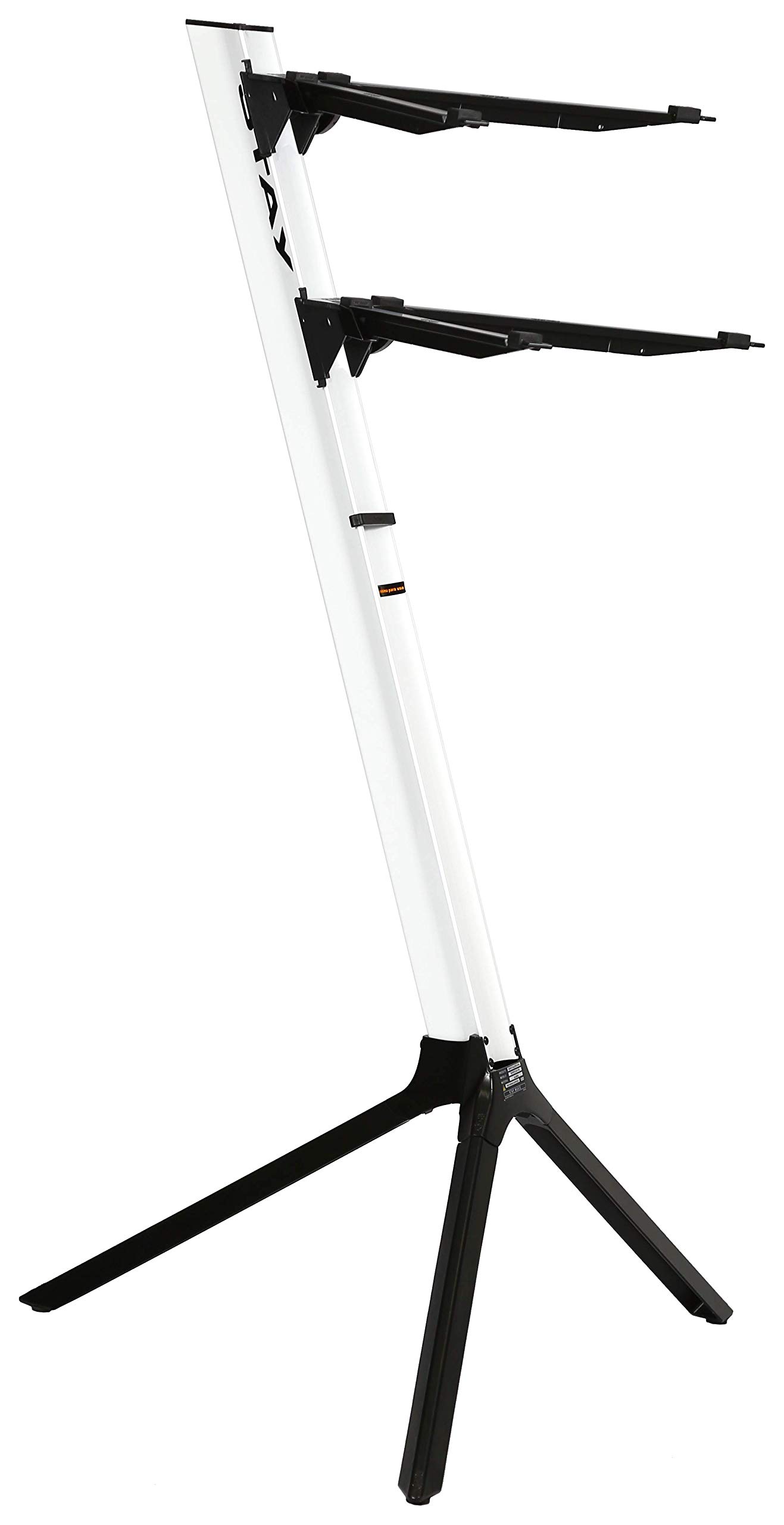 Slim 2-Tier Keyboard Stand with Screw (S1100/02CWHI) - Perfect for Home Studio, Music Practice & Professional Performances