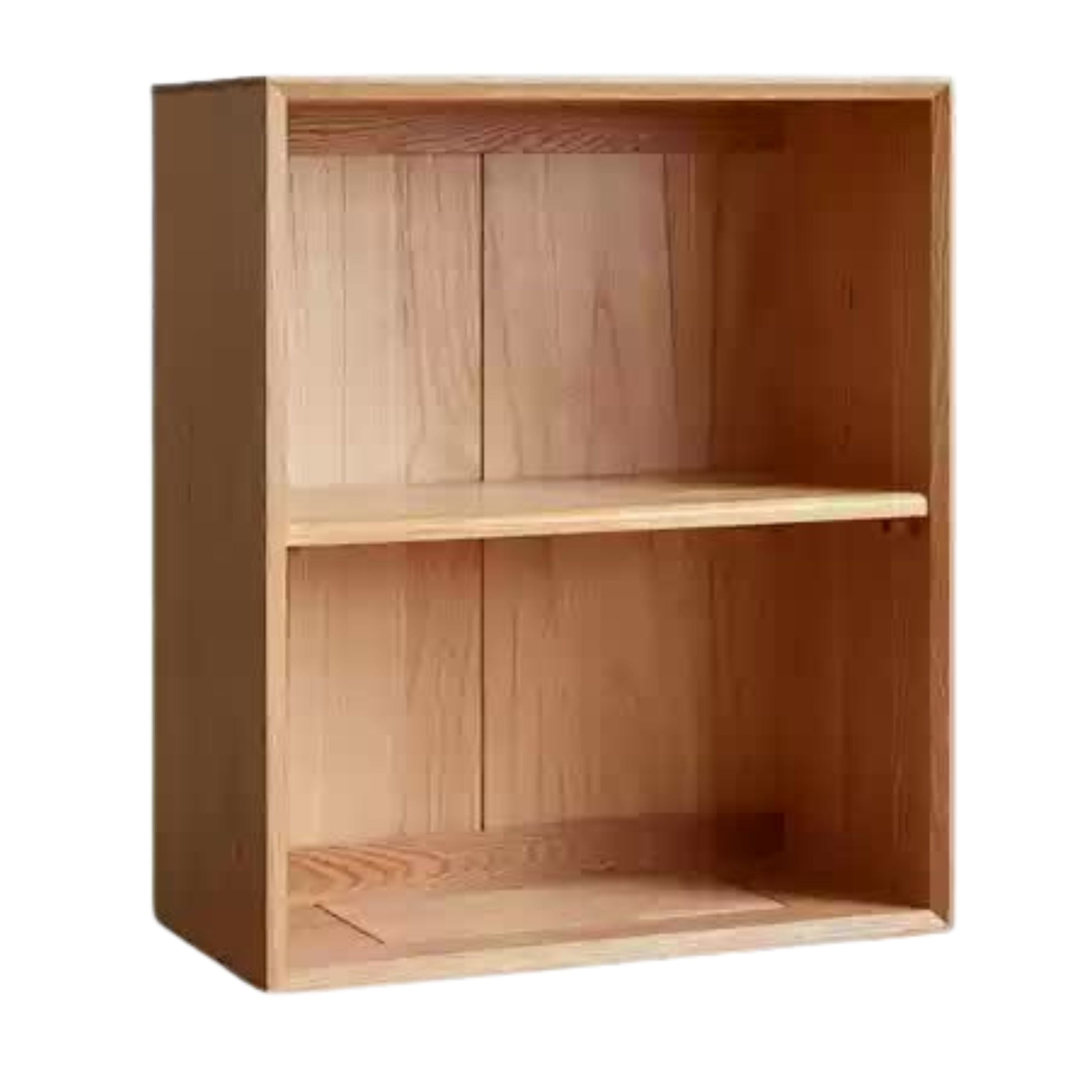 Oak Solid Wood Modern Creative Bookcase - Stylish Storage for Books & Home Decor | Perfect for Living Room, Office & Study Spaces