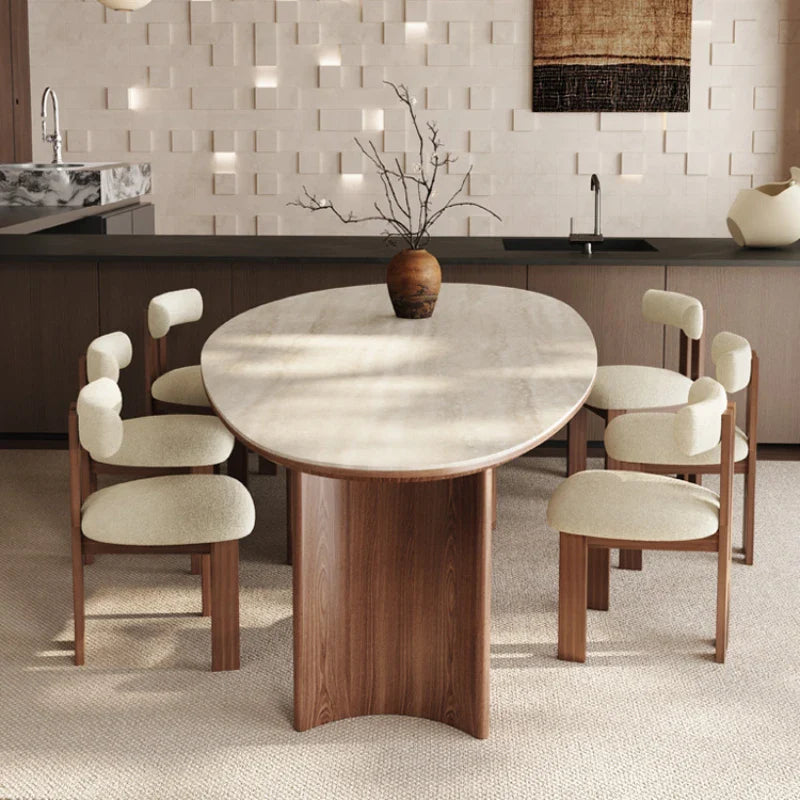 Stylish Modern Designer Dining Table for Home & Restaurant - Perfect for Family Gatherings & Dinner Parties