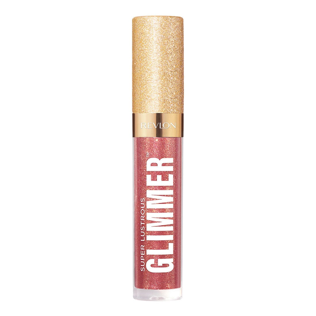Revlon Super Lustrous Glimmer Gloss - Glazed Almond Shade (3.8ml) | Shiny Lip Gloss for Everyday Wear & Special Occasions