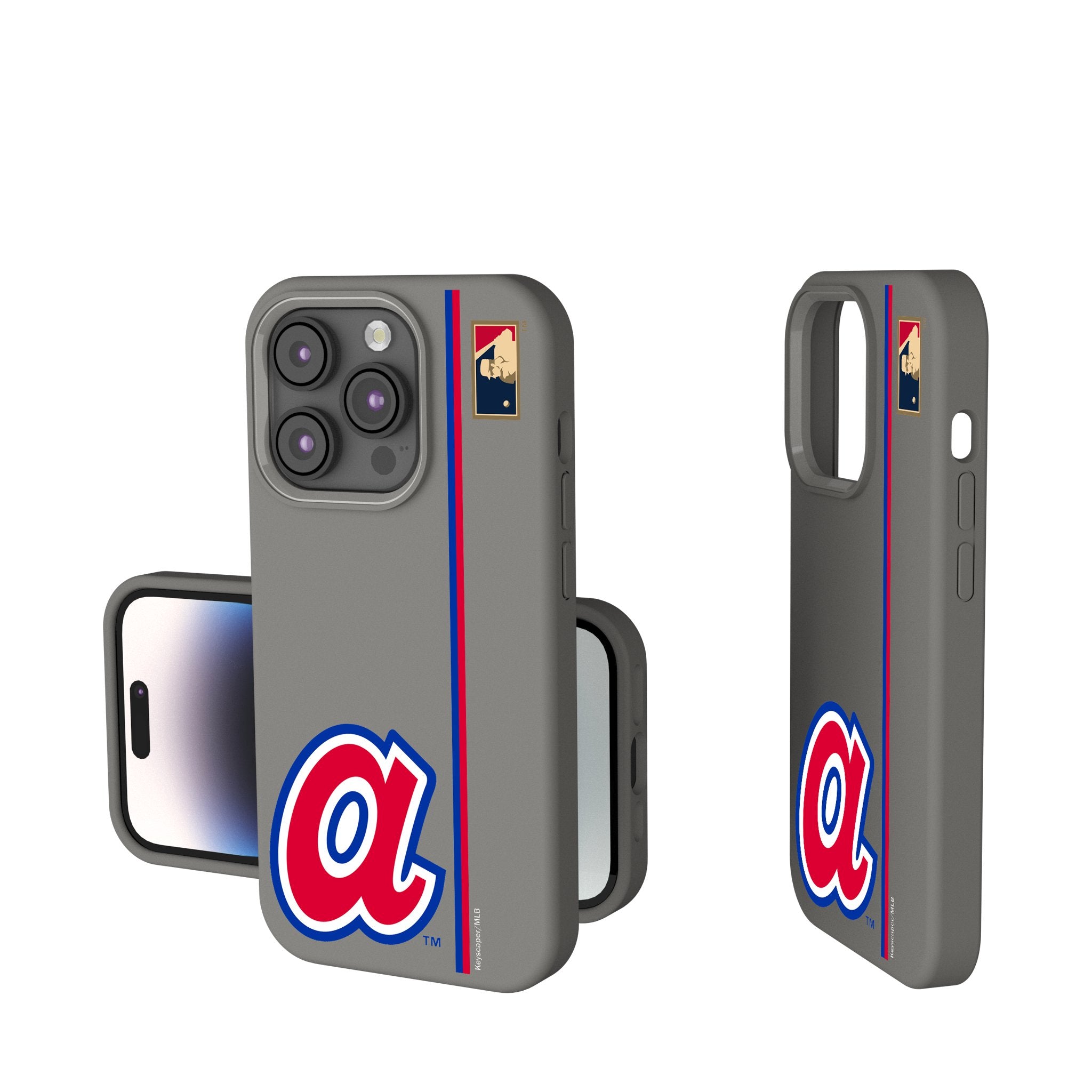 Atlanta Braves 1972-1980 Cooperstown Collection Soft Touch Phone Case - Vintage Baseball Team Design for iPhone & Android - Perfect for Braves Fans & Baseball Enthusiasts