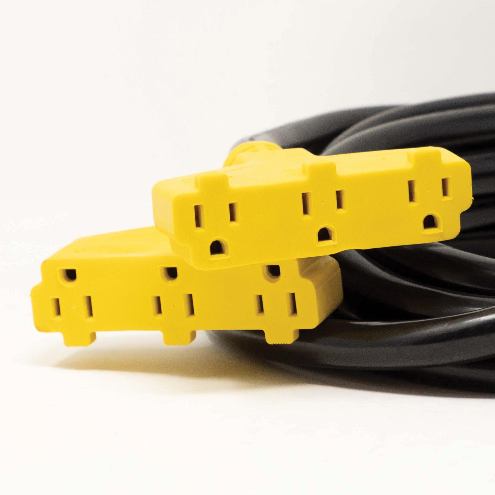 L14-30P to (6) 5-20R Power Cord 18ft - Heavy Duty Extension Cable for RV, Generator & Industrial Equipment - Perfect for Camping, Job Sites & Emergency Power