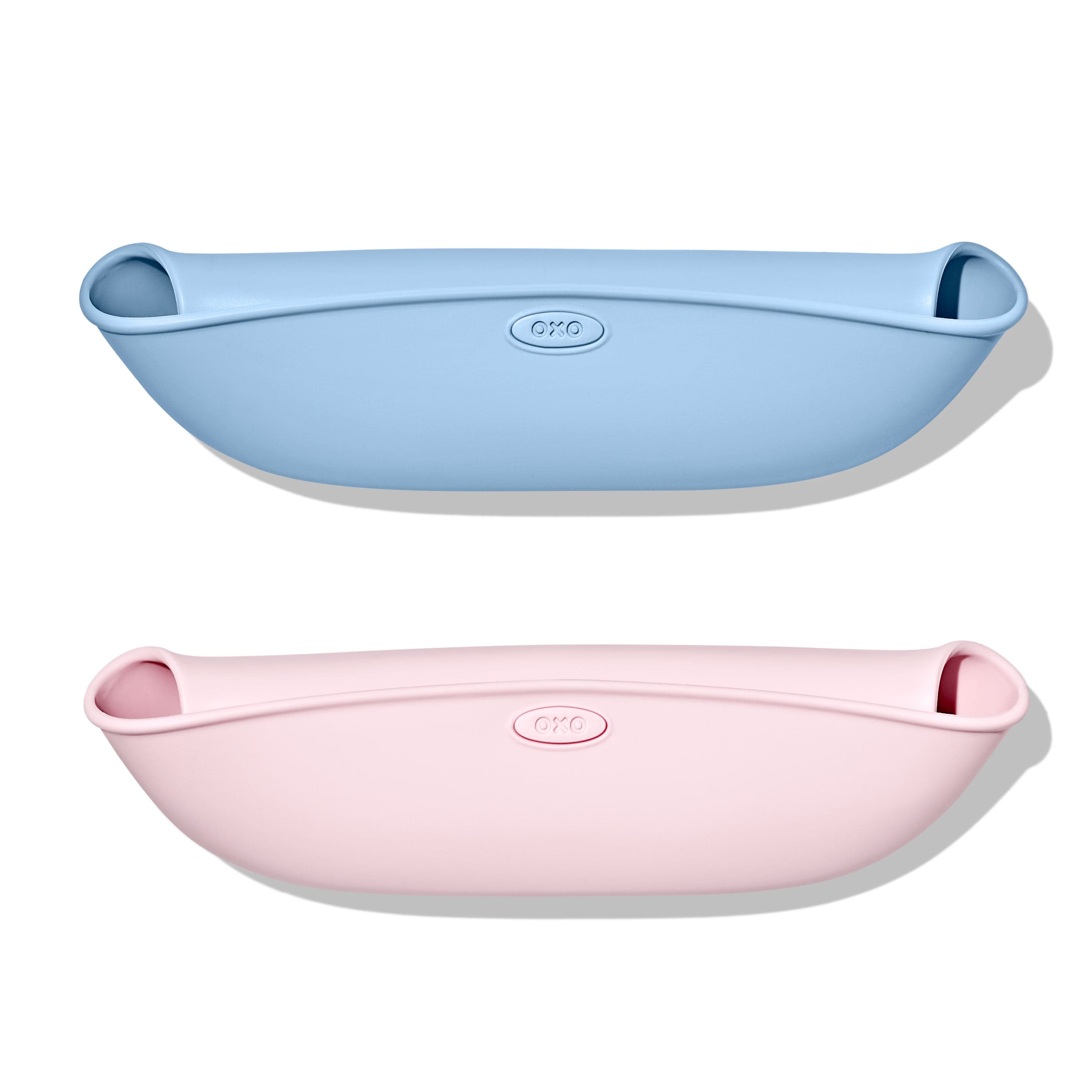 OXO TOT Roll Up BiB 2 Pack - Blossom & Dusk Baby Bibs for Mess-Free Feeding | Perfect for Toddlers at Home or On-the-Go