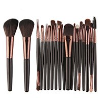 18-Piece Professional Makeup Brush Set - Foundation, Eyeshadow, Blush, Blending Brushes for Flawless Beauty Application | Perfect for Daily Makeup, Contouring & Professional Makeup Artists