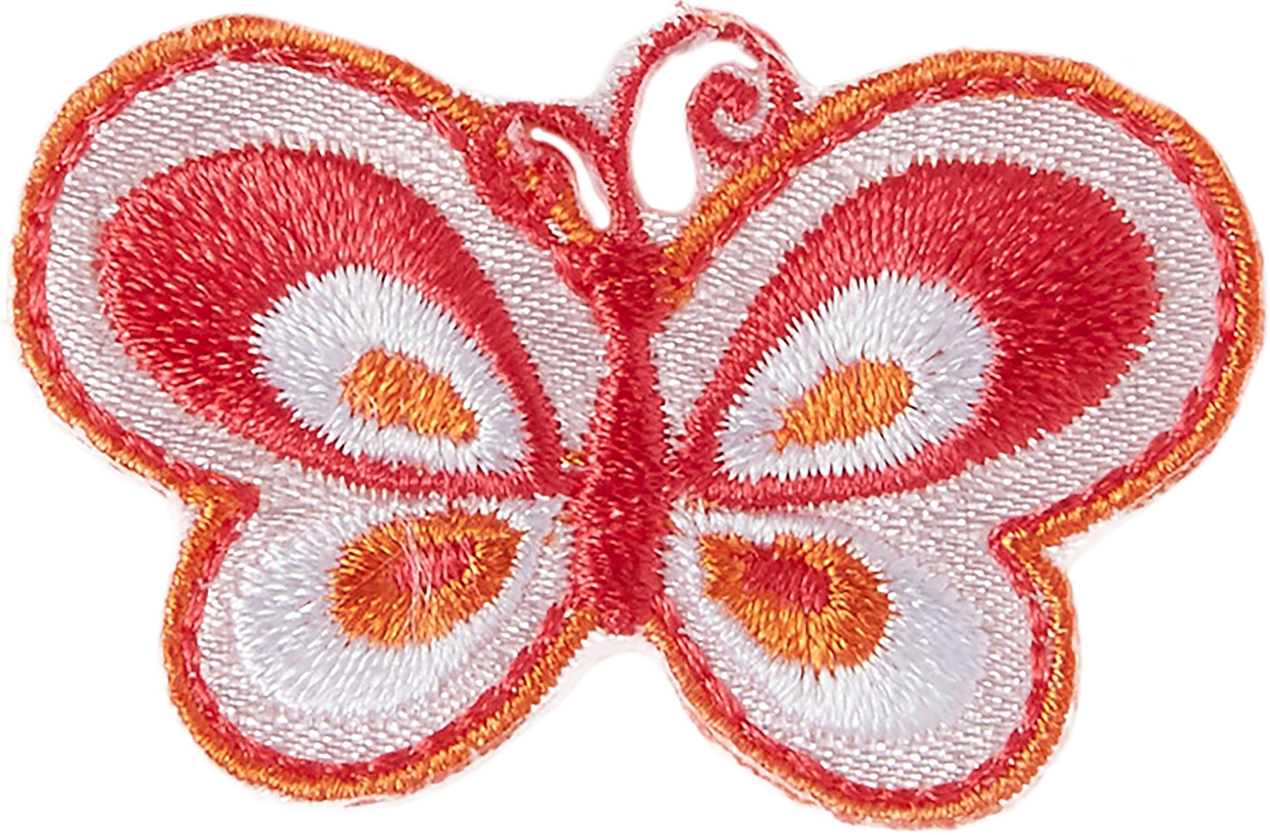 Blumenthal Lansing Iron-On Appliques - Pink Butterfly (1 Pack) | DIY Fabric Patches for Clothing, Bags & Home Decor | Easy Sewing & Crafting Accessories