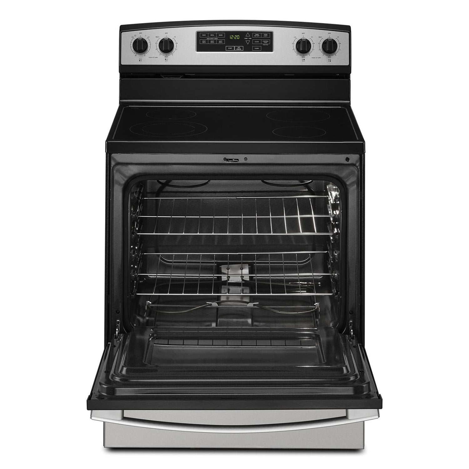 Amana YAER6603SMS 30-inch Freestanding Gas Range - 4.8 Cu. Ft. Stainless Steel Oven with 5 Sealed Burners - Perfect for Home Kitchens & Professional Cooking