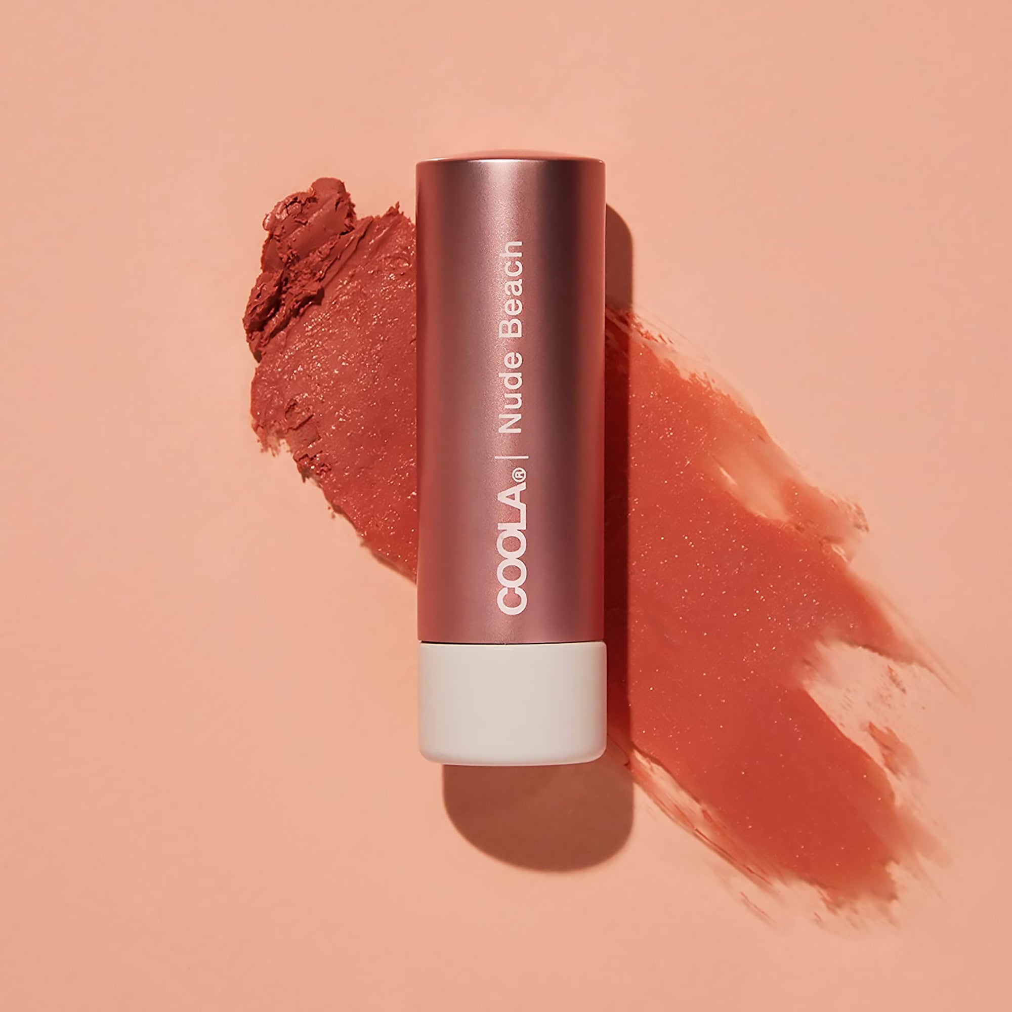 COOLA Mineral SPF 30 Organic Tinted Lip Balm Sunscreen - Nude Beach Shade | Moisturizing & UV Protection for Outdoor Activities, Beach Days & Daily Use