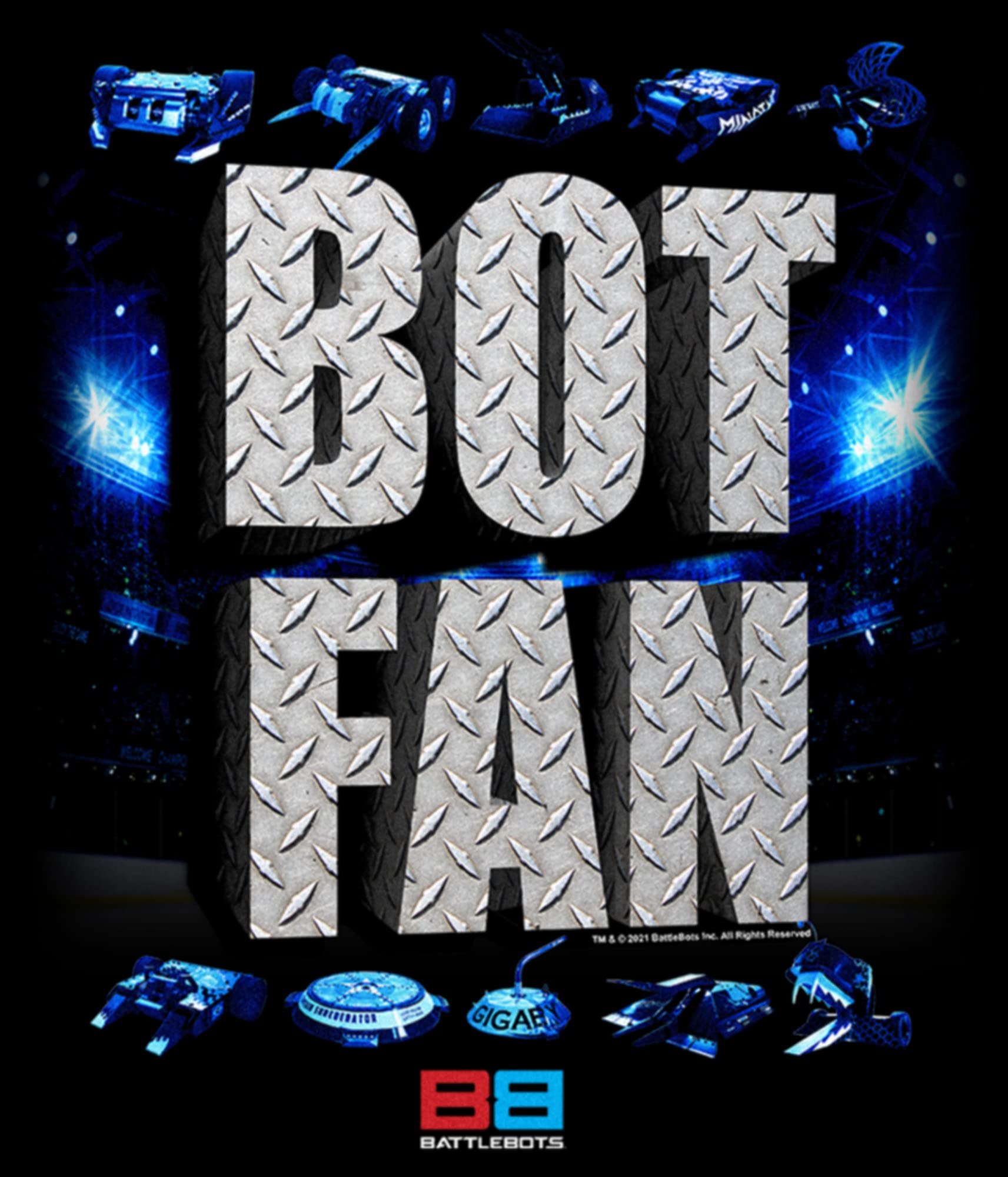 Women's Battlebots Bot Fan T-Shirt | Officially Licensed Robot Combat Tee | Perfect for STEM Events, Robot Competitions & Geek Fashion
