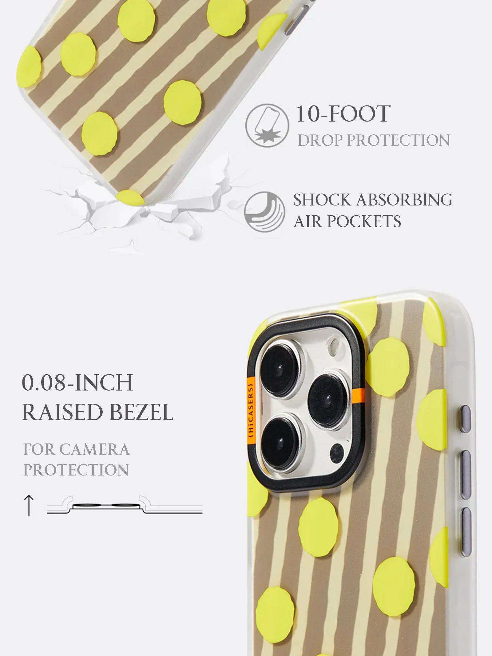 Earth & Seed Phone Case - Taupe Brown | Eco-Friendly Protective Cover for iPhone & Samsung | Perfect for Outdoor Adventures & Daily Use