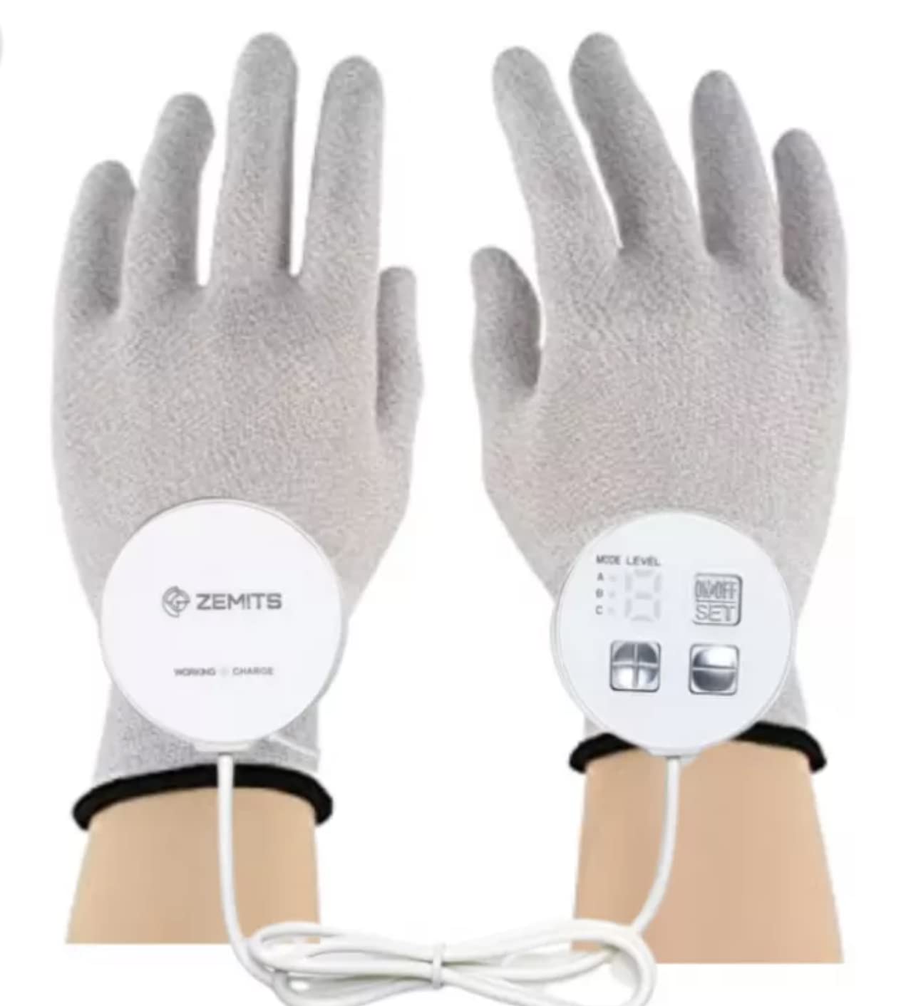 ElastiStrom Microcurrent Gloves & Facial Device - Anti-Aging Face Lifting, Wrinkle Reduction, Body Shaping & Muscle Toning Massager for Home & Spa | US Brand | Perfect for At-Home Skincare & Body Contouring Treatments