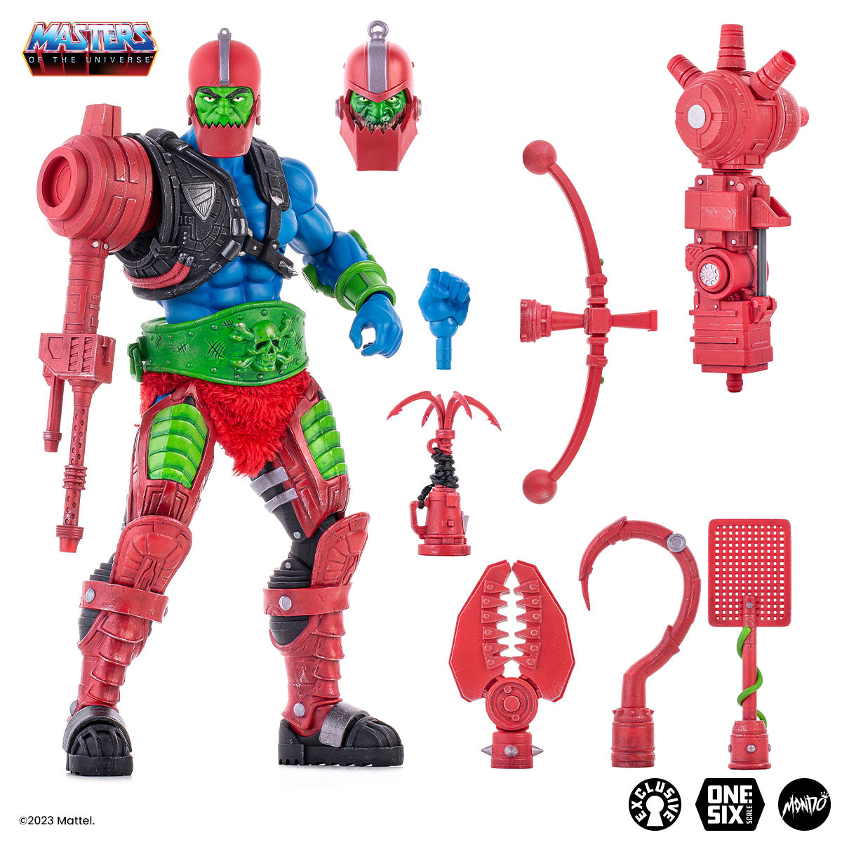 Masters of the Universe Trap Jaw 1/6 Scale Action Figure - Classic Variant Collectible Toy for Display & Play | Perfect for Fans, Collectors, and Home Decor