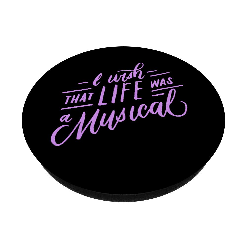 Violet PopSockets Grip & Stand for Phones & Tablets - Perfect Theater Lover Gift for Musical Fans - Ideal for Concerts, Broadway Shows & Daily Use