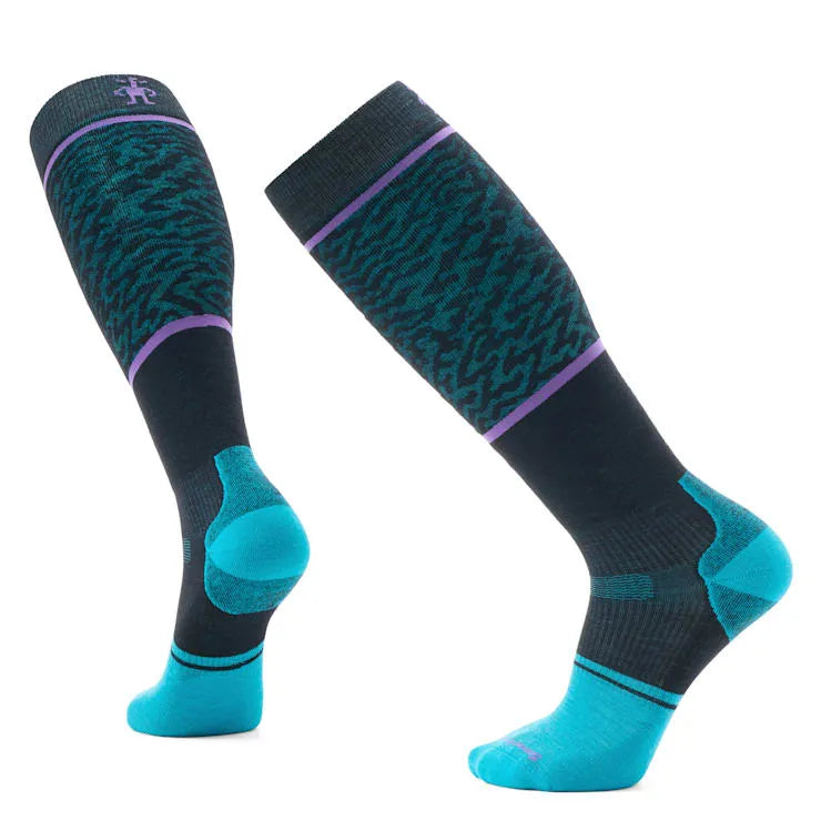 Smartwool Men's Snowboard Socks - Targeted Cushion Retro Line Over-The-Calf Winter Socks for Skiing & Snowboarding (2026 Edition) - Perfect for Cold Weather Outdoor Sports and Winter Adventures