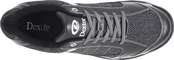 Dexter Men's Wyoming Charcoal Knit Bowling Shoes - Comfortable & Durable for League Play & Casual Bowling - Perfect for Bowling Enthusiasts & Professional Players