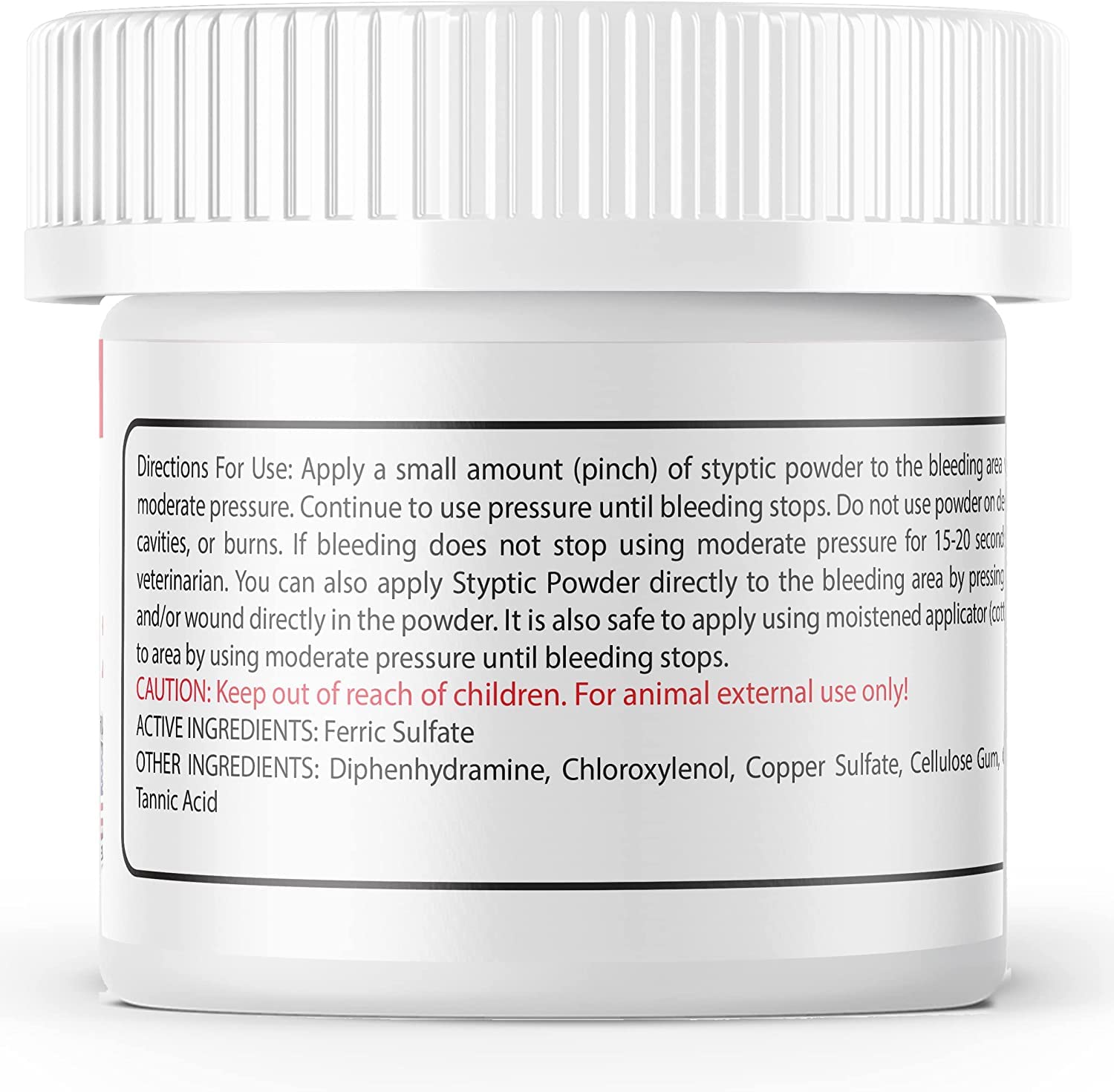 Evo Dyne 2-Pack Styptic Powder for Dogs, Cats & Birds (2 oz) | Fast-Acting Pet Blood Stop Powder | Quick Stop Bleeding Solution for Nail Clipping, Grooming, Cuts & Wounds | Perfect for Home Pet Care & Emergency First Aid