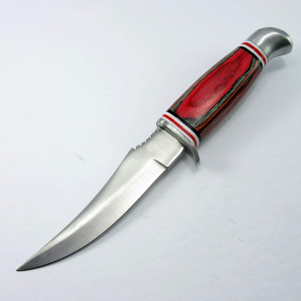 SZCO Supplies Slim Blade Skinner Knife - High Carbon Steel Hunting & Outdoor Knife for Skinning, Gutting & Field Dressing - Perfect for Hunters, Campers & Survivalists
