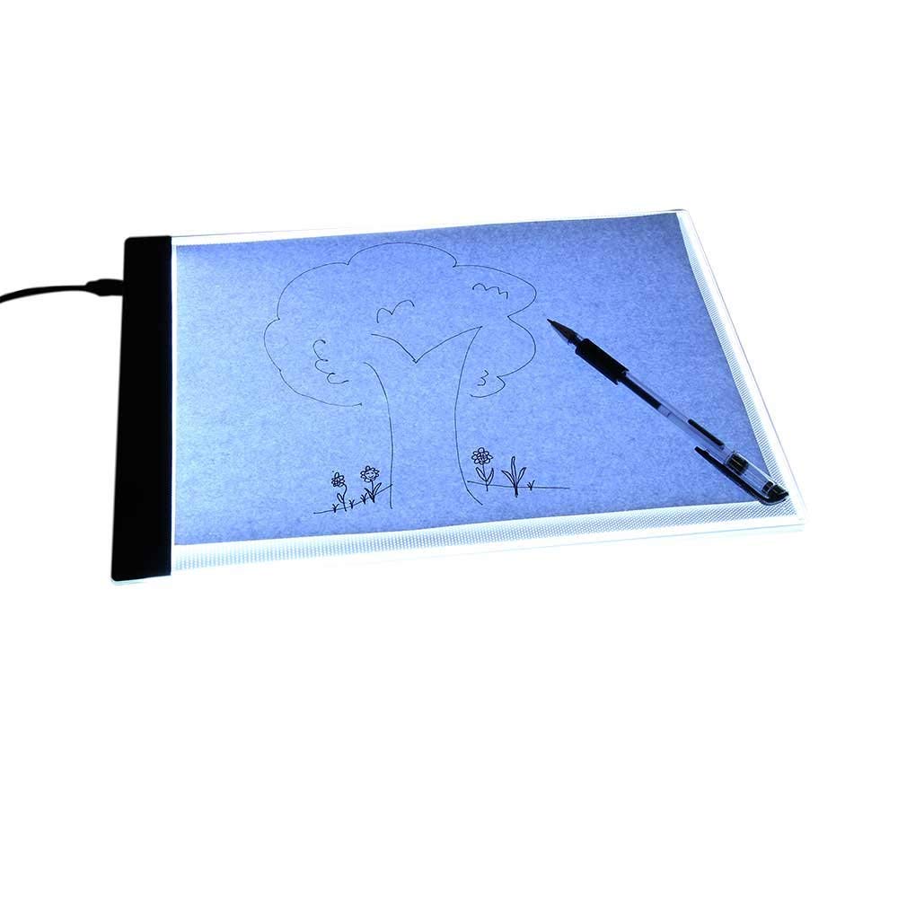 A4 Ultra-Thin Portable LED Light Box Tracer - USB Powered Artcraft Tracing Light Pad for Artists, Drawing, Sketching & Animation - Perfect for Tracing, Calligraphy, and Digital Art Projects