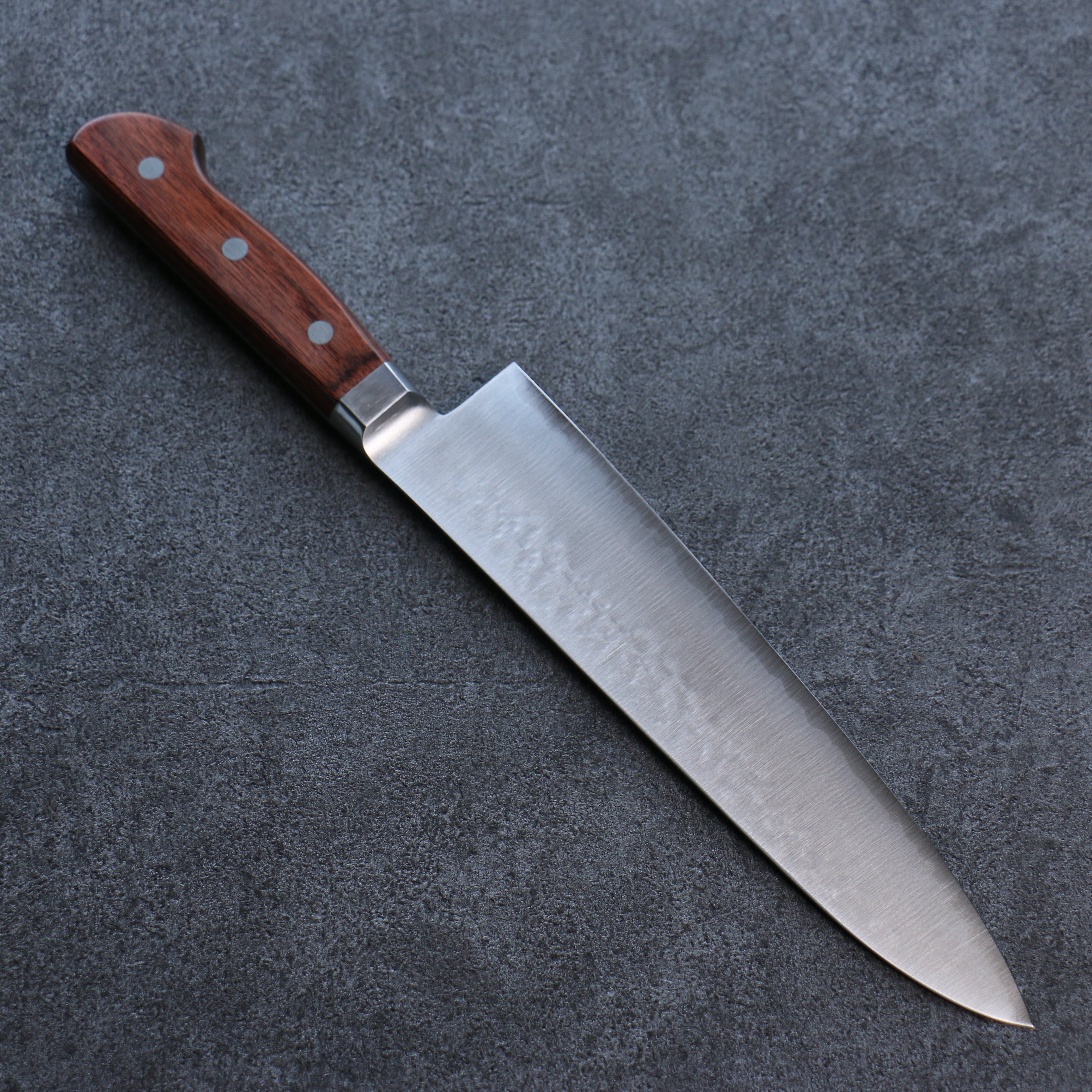 Premium Seisuke SG2 Hammered Gyuto Japanese Chef Knife 210mm - High Carbon Stainless Steel Blade with Mahogany Handle - Perfect for Slicing, Dicing & Precision Cooking