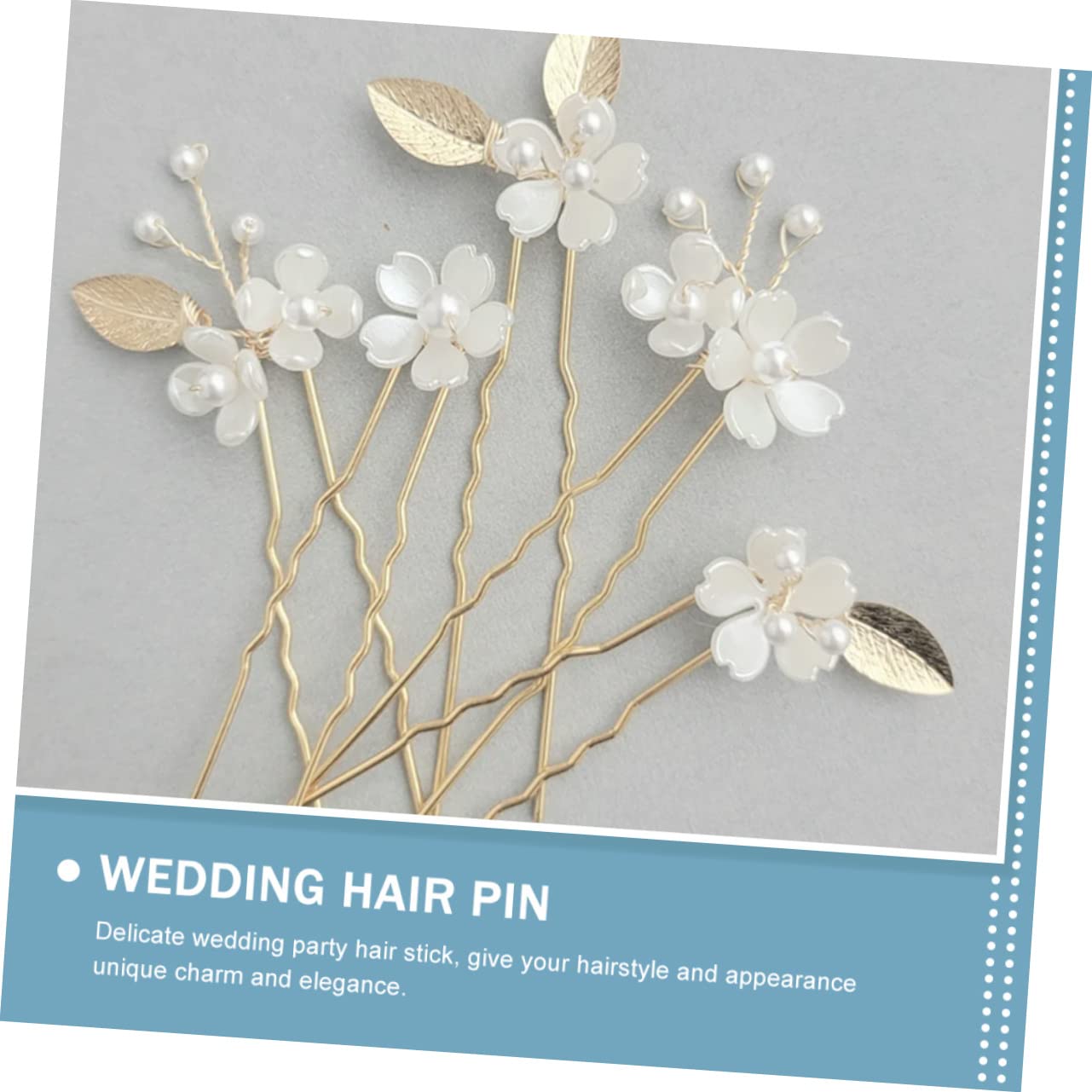 15 Pcs Rhinestone Hair Clips - Gold Trim U-Shaped Bobby Pins for Women, Bridal Hair Accessories, Wedding Party, Prom & Special Occasions | Floral Crystal Decor with Zinc Alloy Metal Base