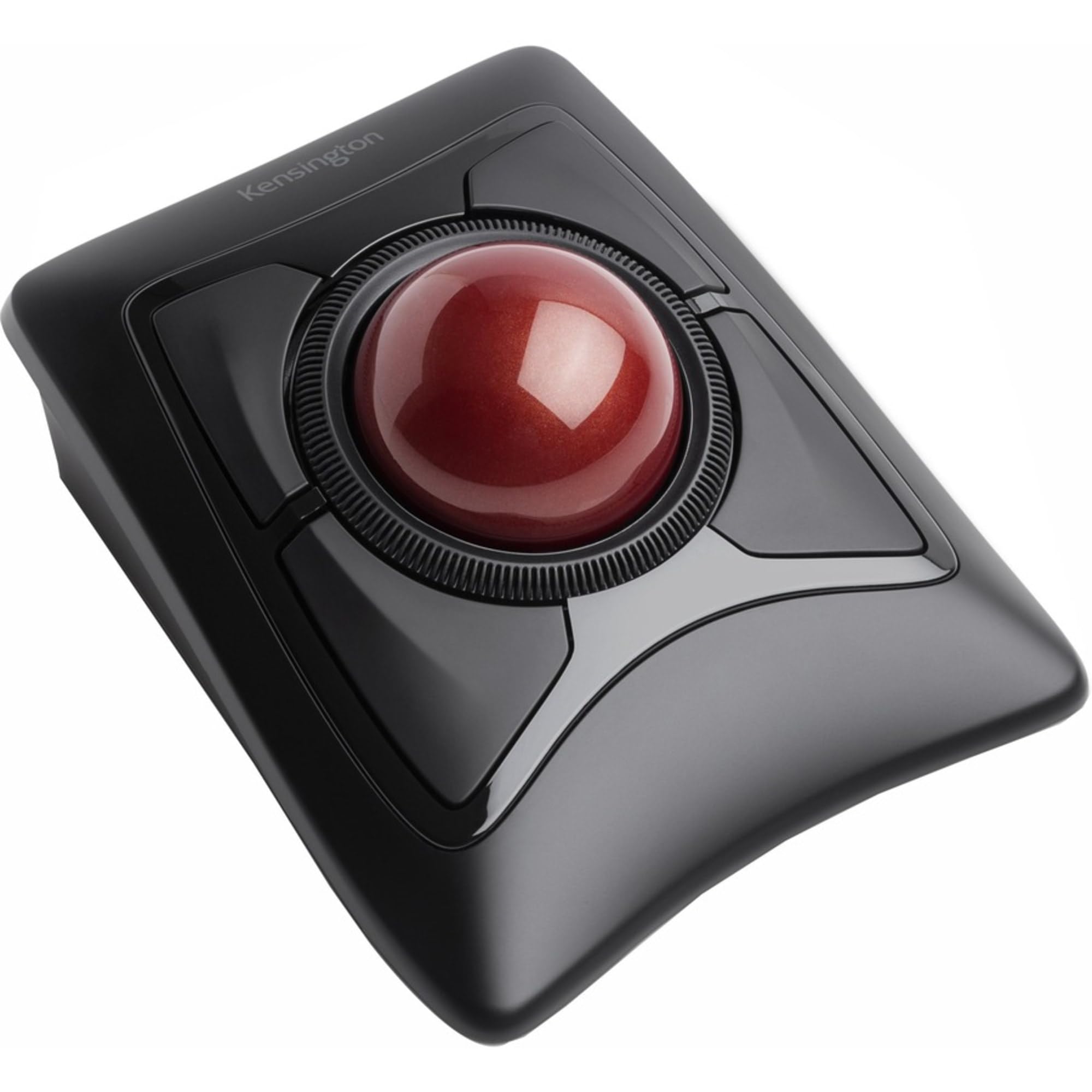 Kensington Expert Wireless Trackball Mouse (K72359WW) - Ergonomic Black Computer Mouse with Precision Scroll Wheel, 3.5