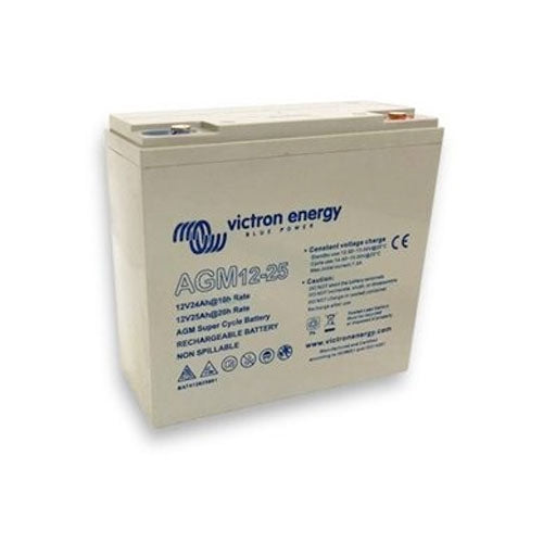 Victron Energy 12V 25Ah AGM Deep Cycle Battery - M5 Terminal for Solar, Marine, RV & Off-Grid Power Systems