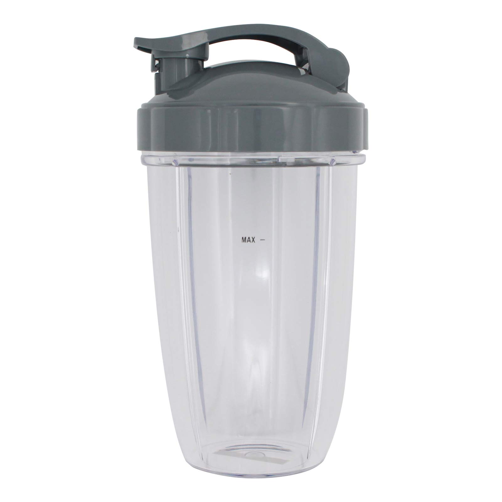 4-Pack 24 oz Replacement Cups with Flip-Top Lids for NutriBullet 600W, Pro 900W & 900 Series Blenders - BPA-Free, Leak-Proof Travel Cups for Smoothies, Protein Shakes & On-the-Go Drinks