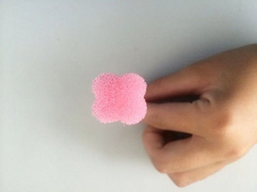 Disposable Dental Sponge Swabs - 500Pcs Oral Care Cleaning Swabs for Teeth, Gums & Mouth Hygiene | Ideal for Dental Clinics, Home Care & Post-Surgery Oral Cleaning (Pink)
