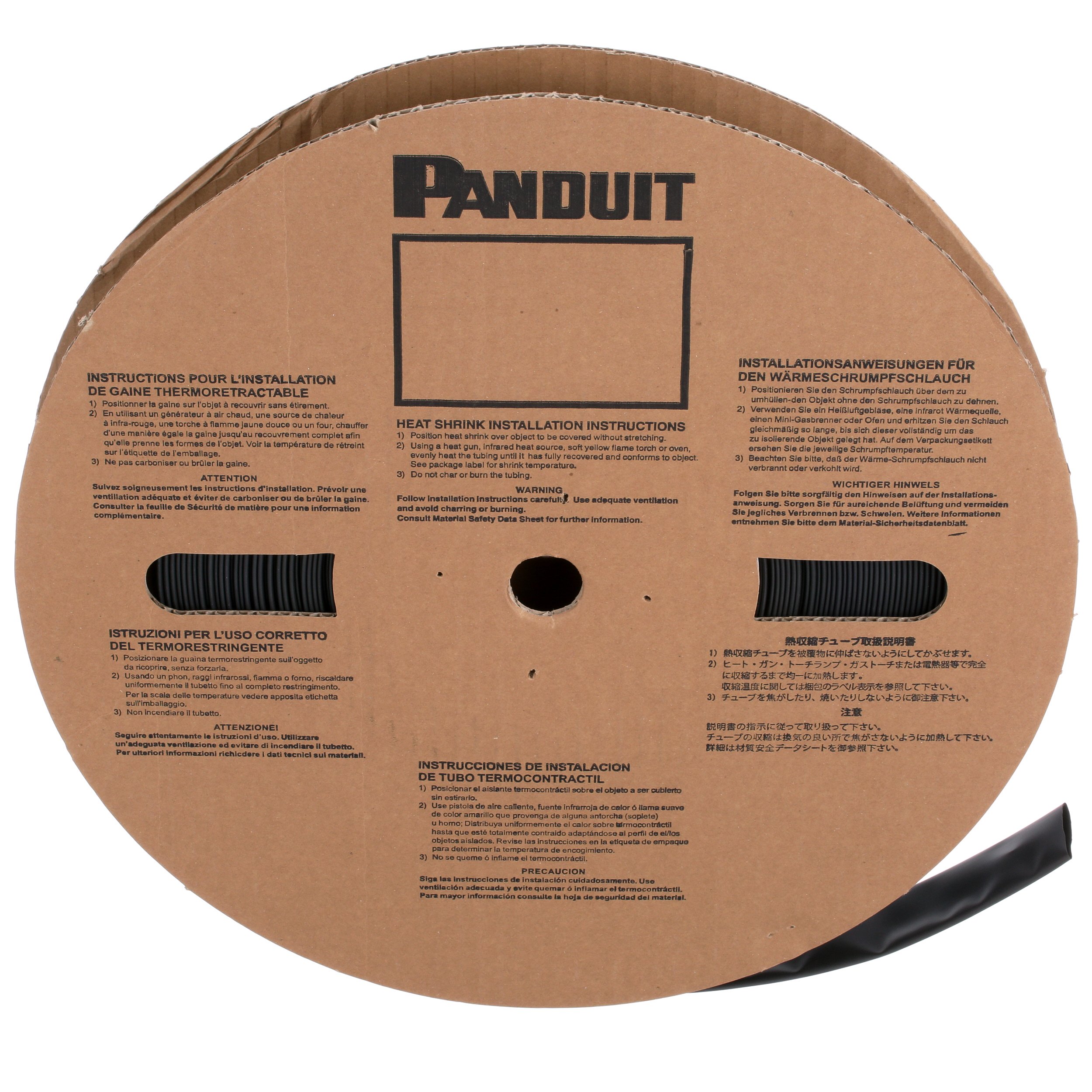 Panduit HSTT06-C5 0.06-Inch Thin Wall Polyolefin Heat Shrink Tubing - Green | Electrical Insulation, Wire Protection, DIY Projects
