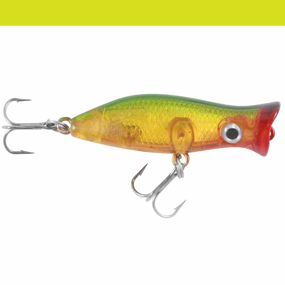 Halco Roosta Popper 45 - Premium Fishing Lure for Saltwater & Freshwater - Topwater Popper for Bass, Snapper, and Barramundi - Perfect for Casting and Trolling in Lakes, Rivers, and Coastal Waters