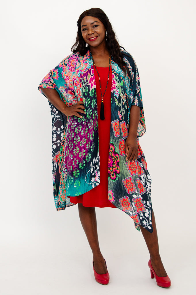 Darcy Fleuri One Size Floral Print Dress - Perfect for Casual Outings, Parties, and Special Occasions