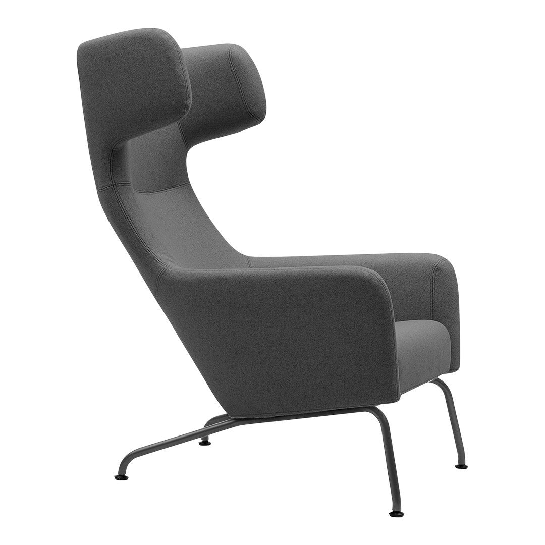 Havana Wing Chair - Mid-Century Modern Accent Armchair for Living Room, Bedroom & Office - Comfortable Upholstered Lounge Chair with High Back Support - Perfect for Reading, Relaxing & Home Decor