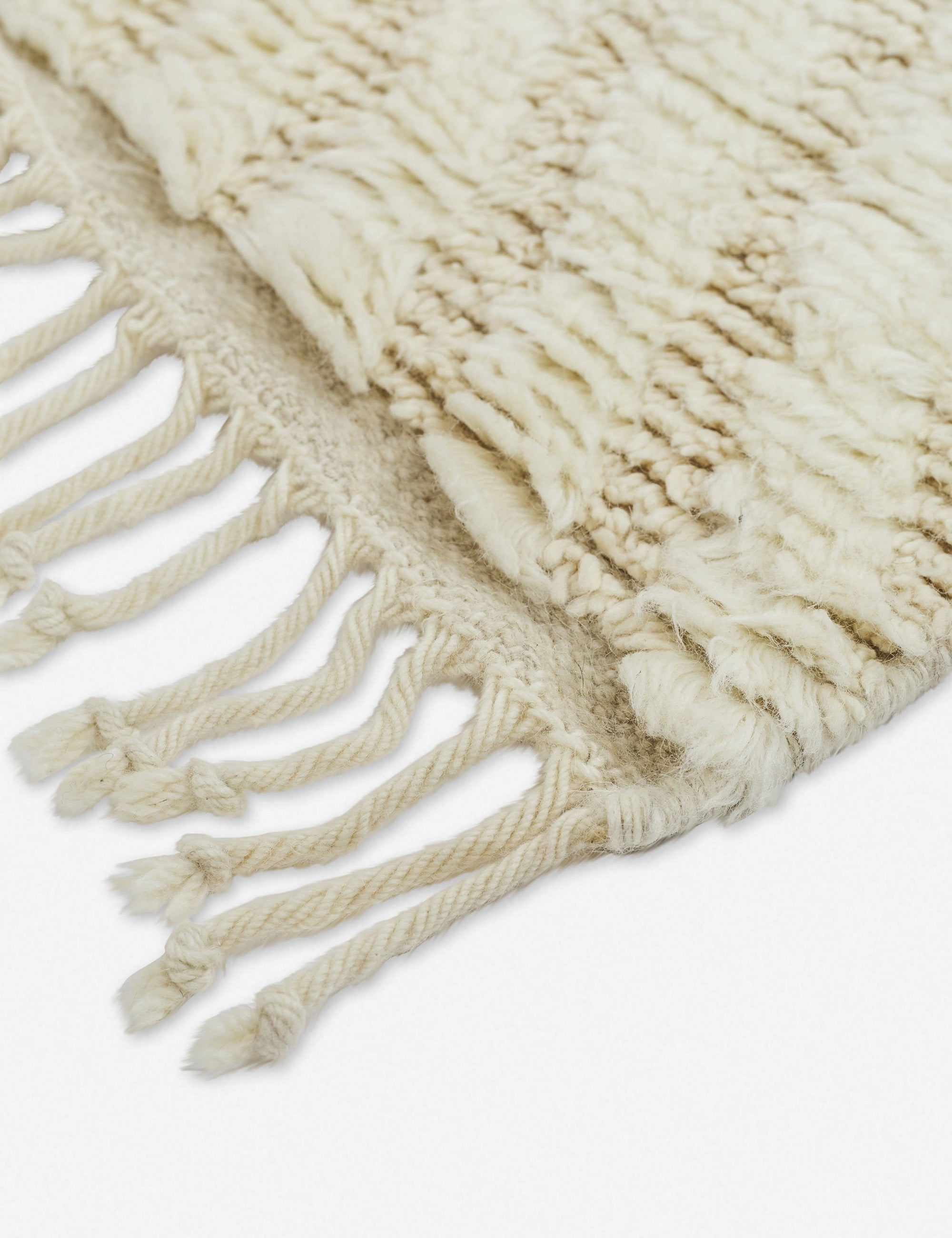 Jenni Kayne Cabin Wool Rug - Soft & Cozy Handmade Area Rug for Living Room, Bedroom - Perfect for Rustic & Modern Home Decor