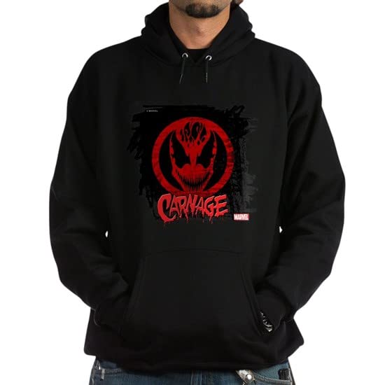 Carnage Chalk Hoodie for Men - Dark Pullover Sweatshirt | Comfortable & Stylish for Casual Wear, Street Fashion, and Everyday Outfits