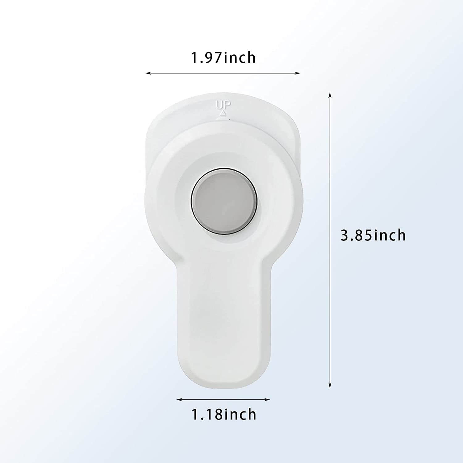 ZERRIOY 2-Pack Child Proof Oven Locks with 3M Adhesive - Heat Resistant Baby Safety Cabinet Locks for Oven, Dishwasher, Drawers & Cabinets - Easy Installation White (Perfect for Childproofing Kitchens & Homes)