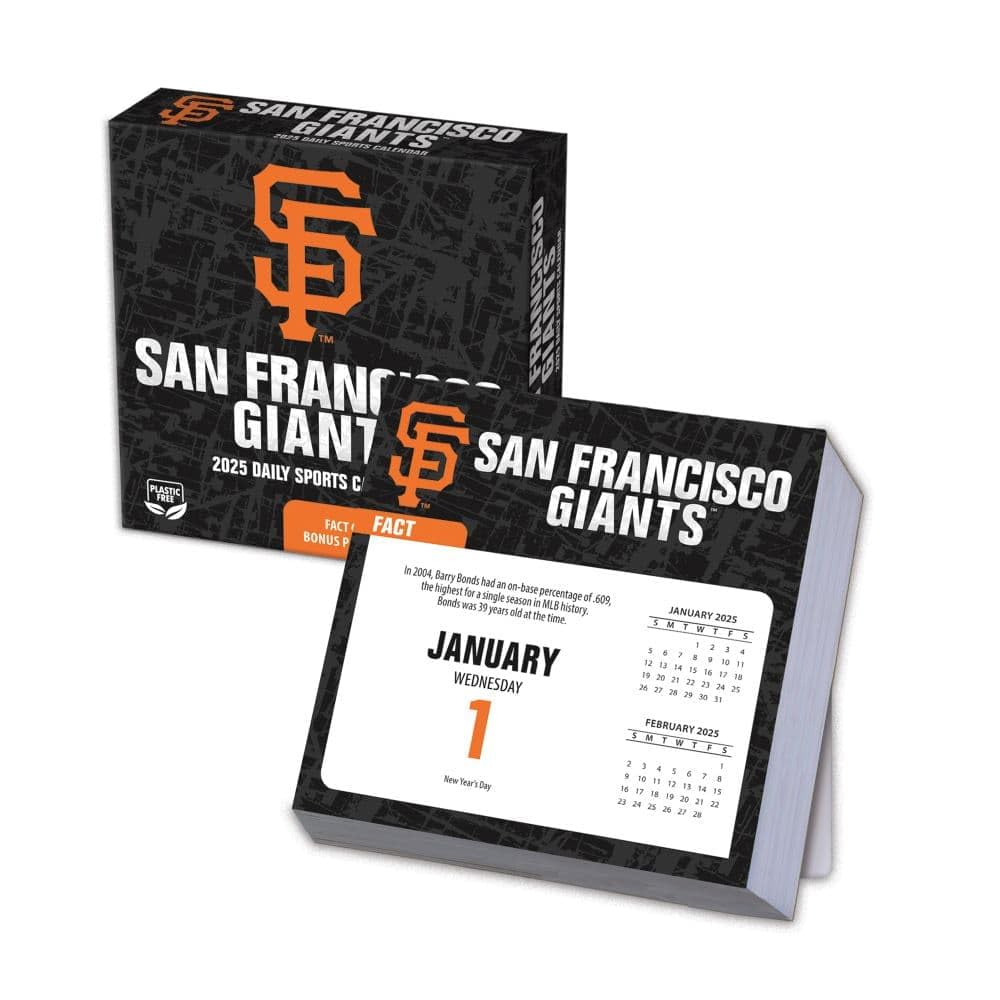 2025 MLB San Francisco Giants Wall Calendar - Official Licensed Giants Baseball Schedule Planner - Perfect for Office, Home, or Gift for Baseball Fans
